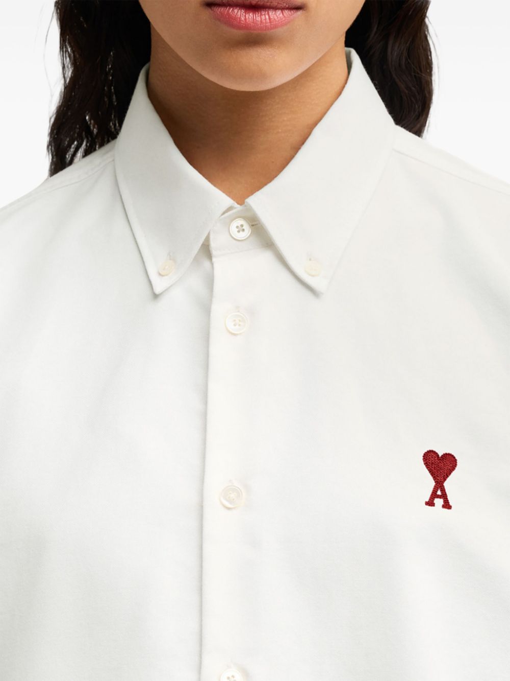 Ami Paris Shirts White Cotton