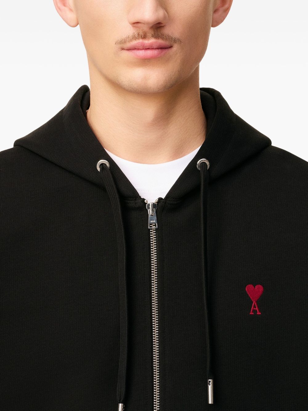 Ami Paris Sweaters Black Cotton