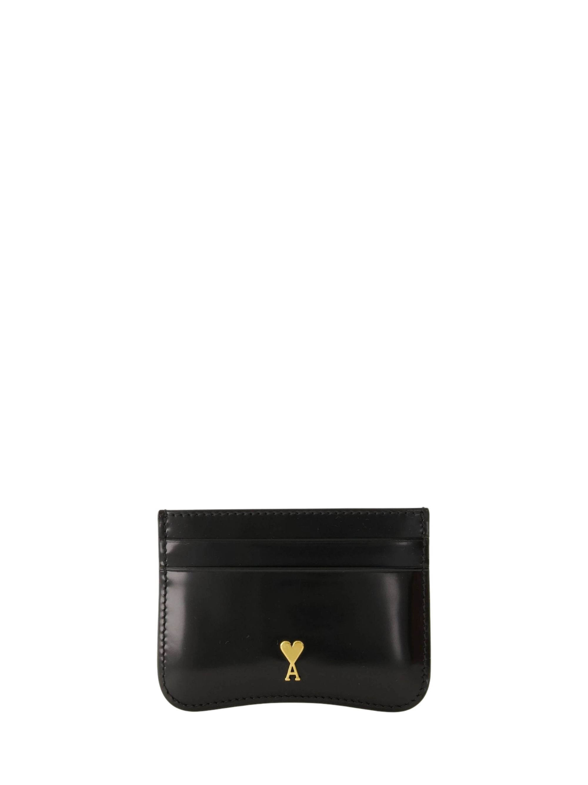 Ami Paris Wallets Black Calfskin