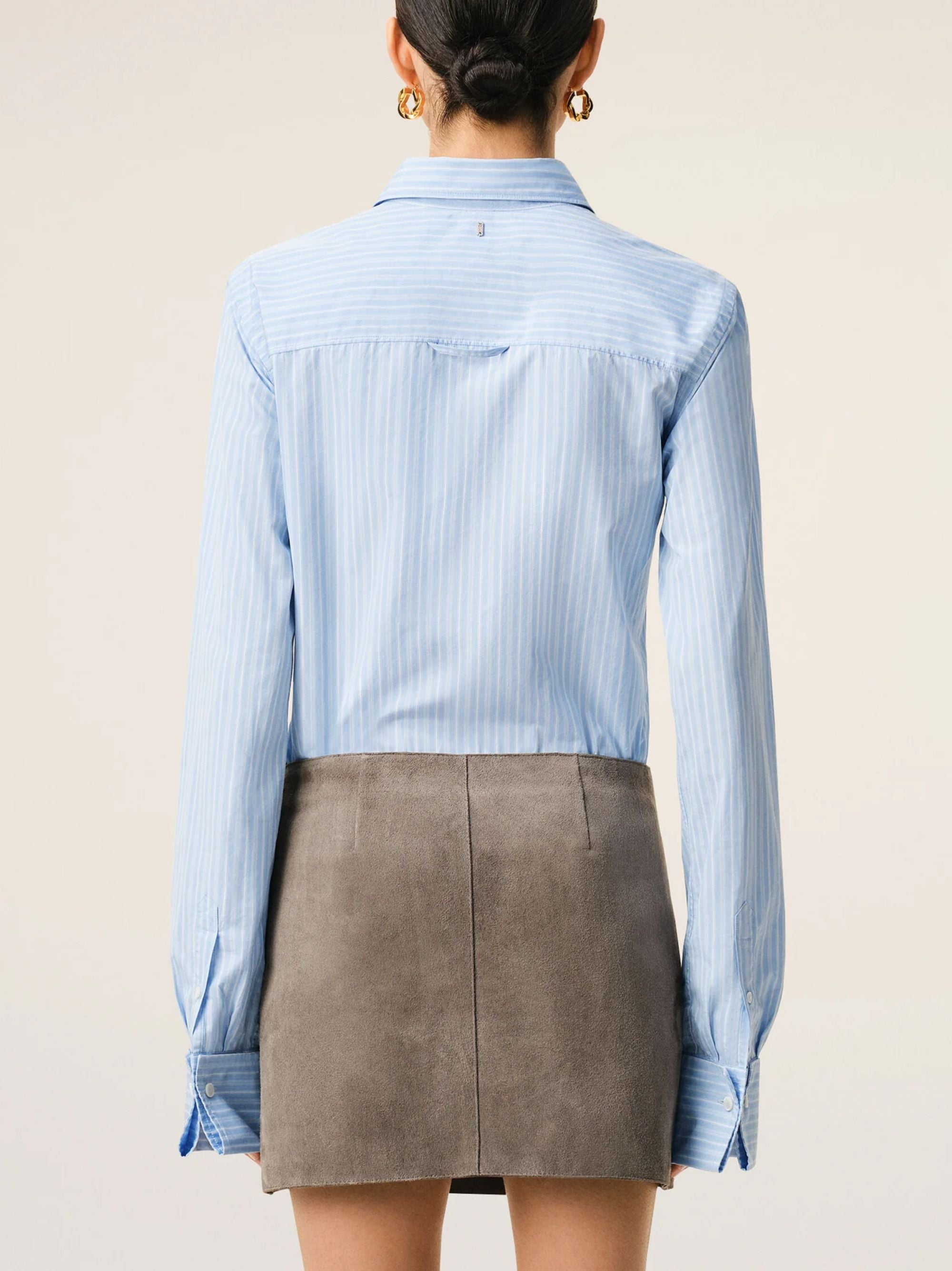 Ami Paris Shirts Blue Cotton