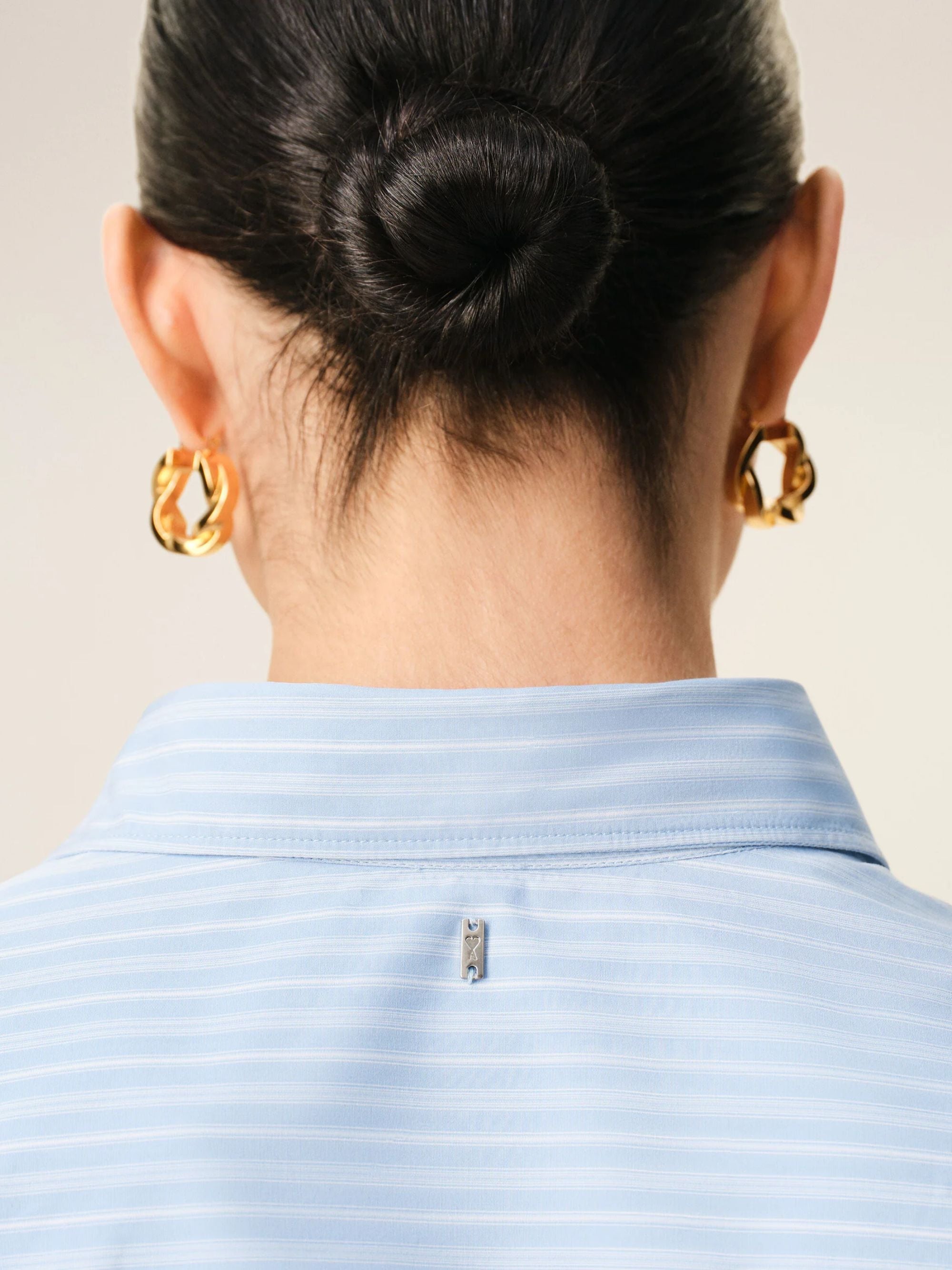 Ami Paris Shirts Blue Cotton