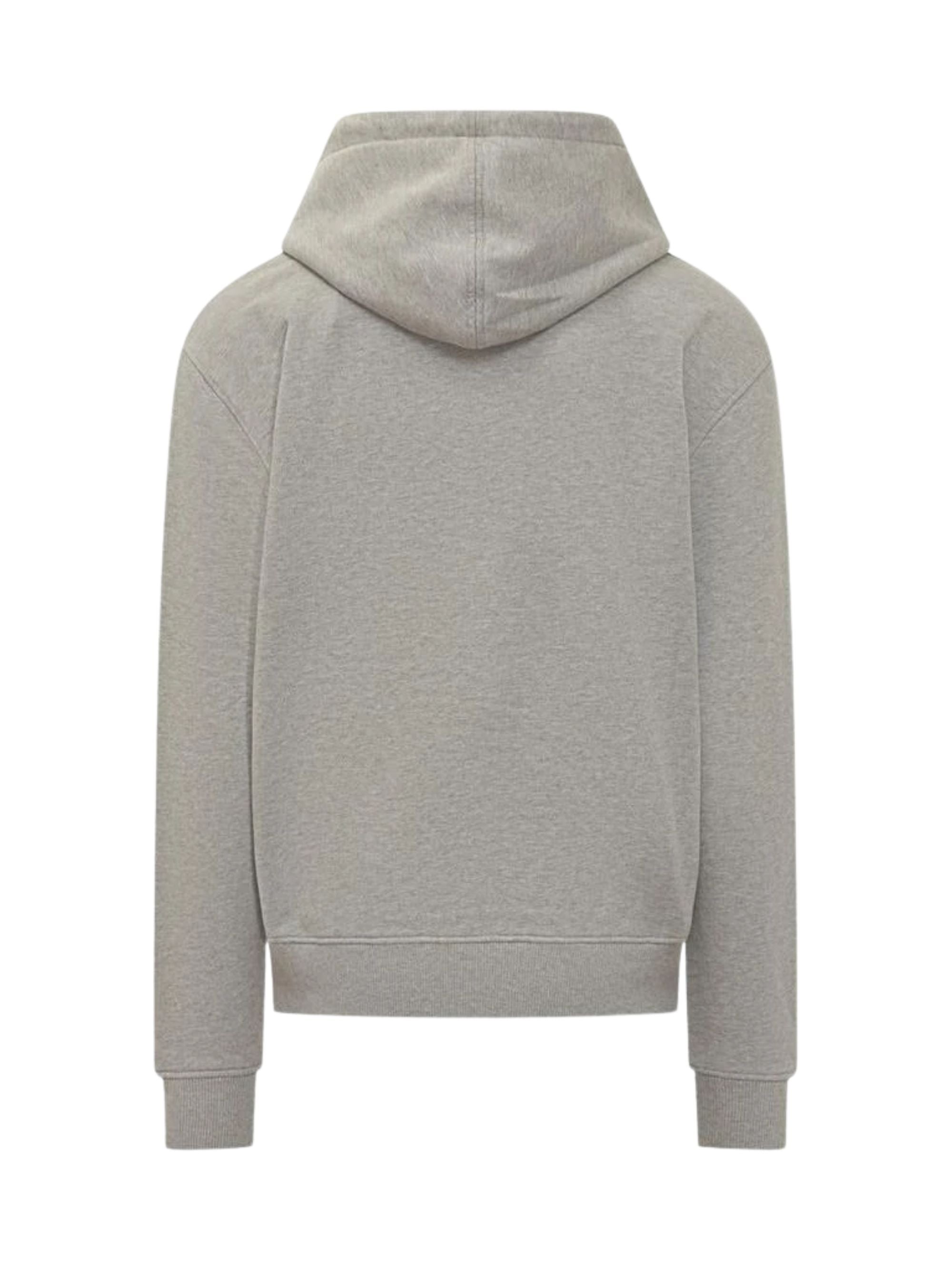 Ami Paris Sweaters Grey Cotton