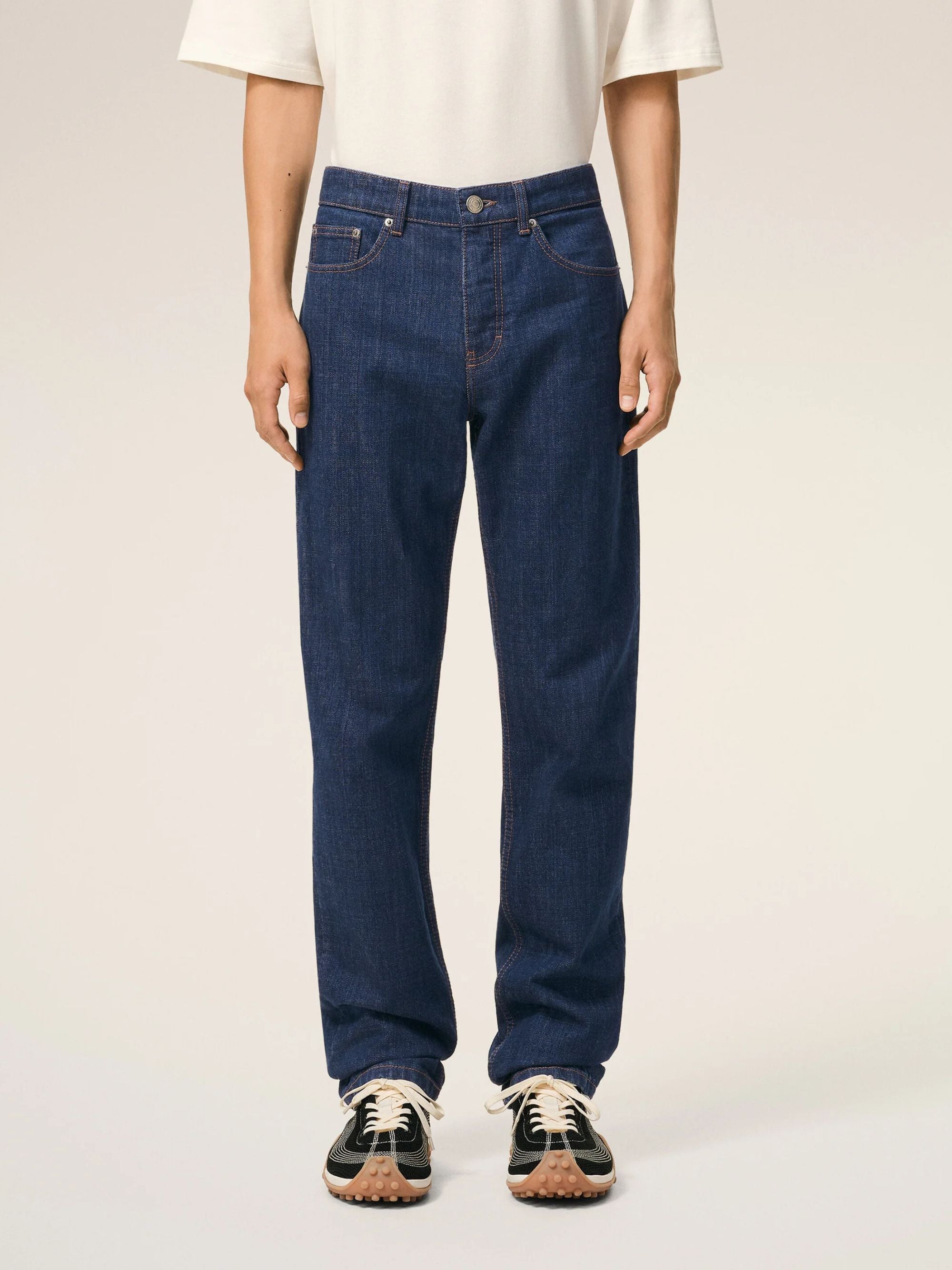 Ami Paris Jeans Blue Cotton