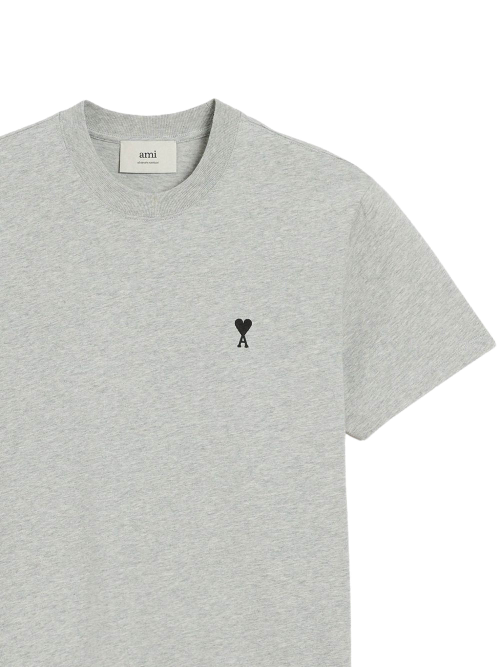 Ami Paris T-Shirts And Polos Grey Cotton