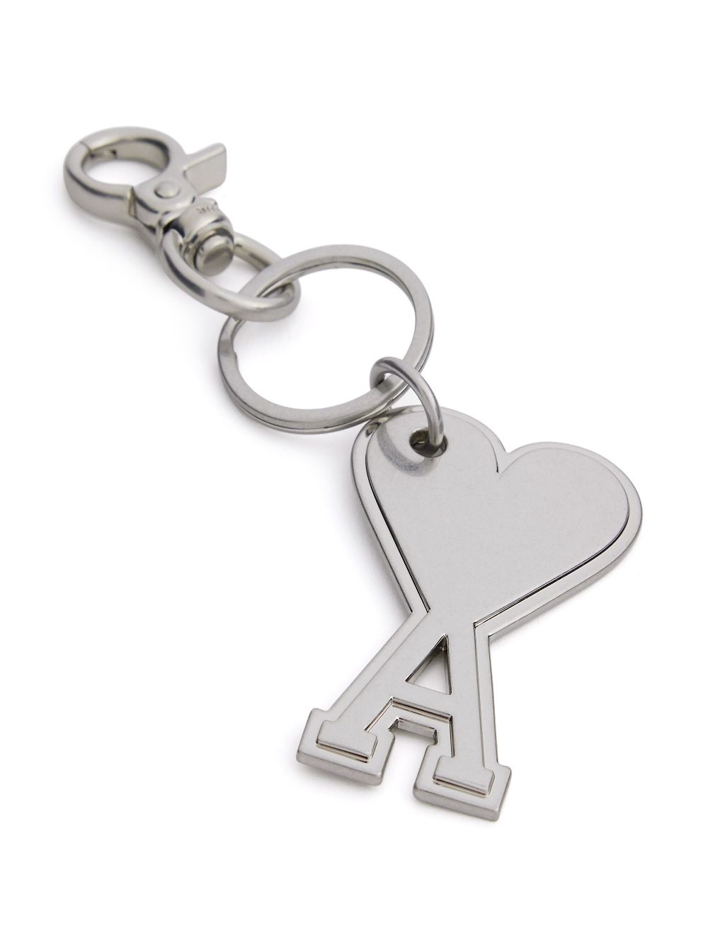 Ami Paris Keychains Silver Zamak
