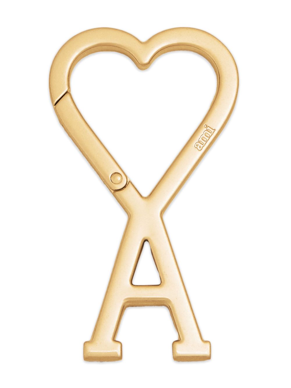 Ami Paris Keychains Golden Zamak