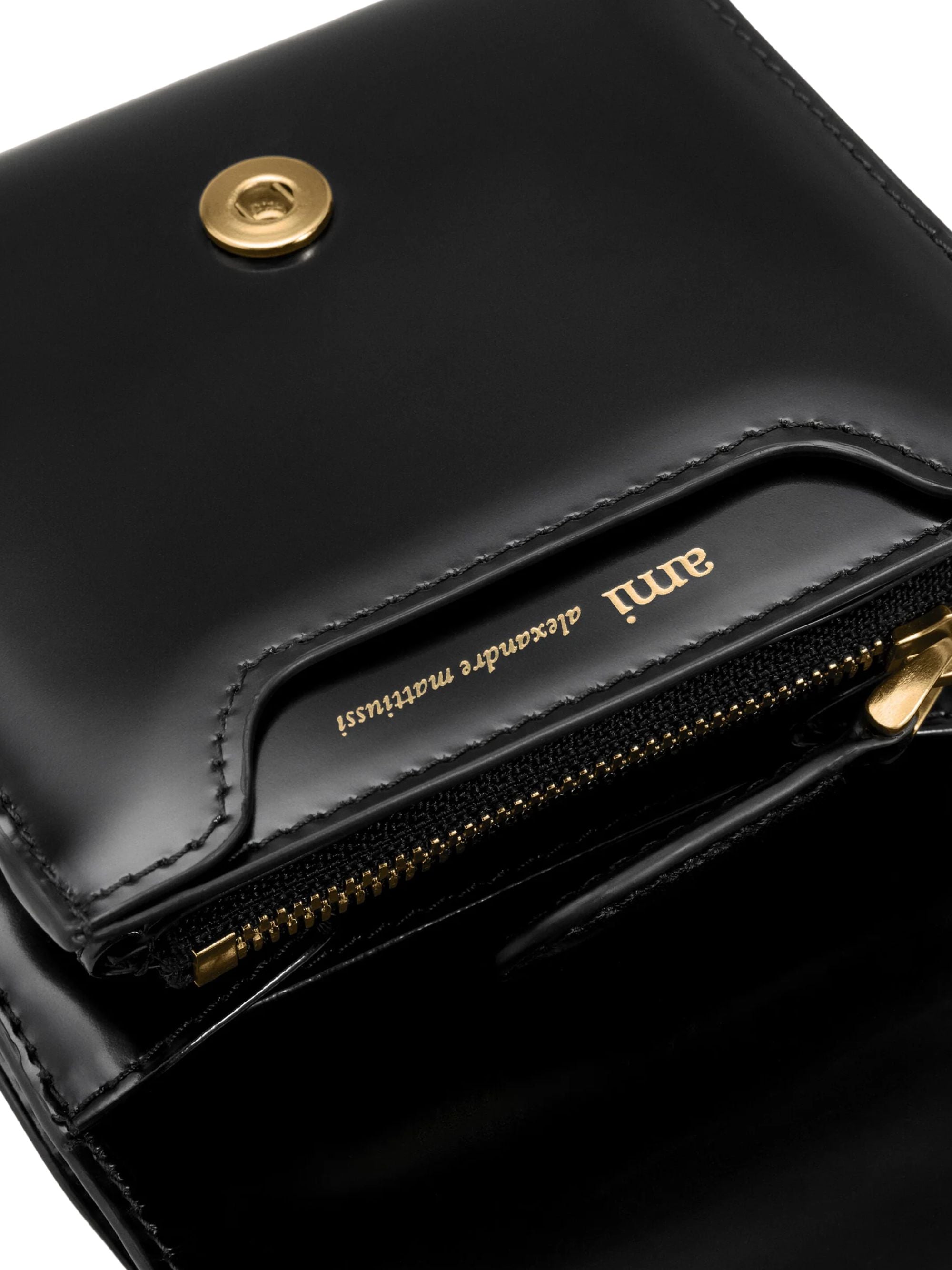 Ami Paris Wallets Black Calfskin