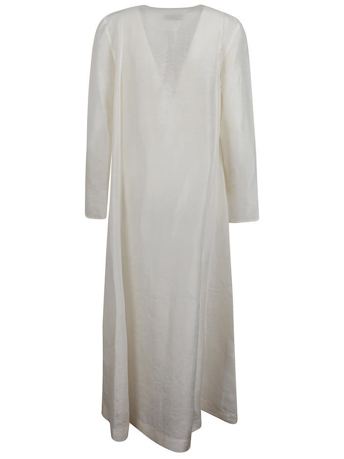 Tory Burch Dresses Ivory Linen Silk