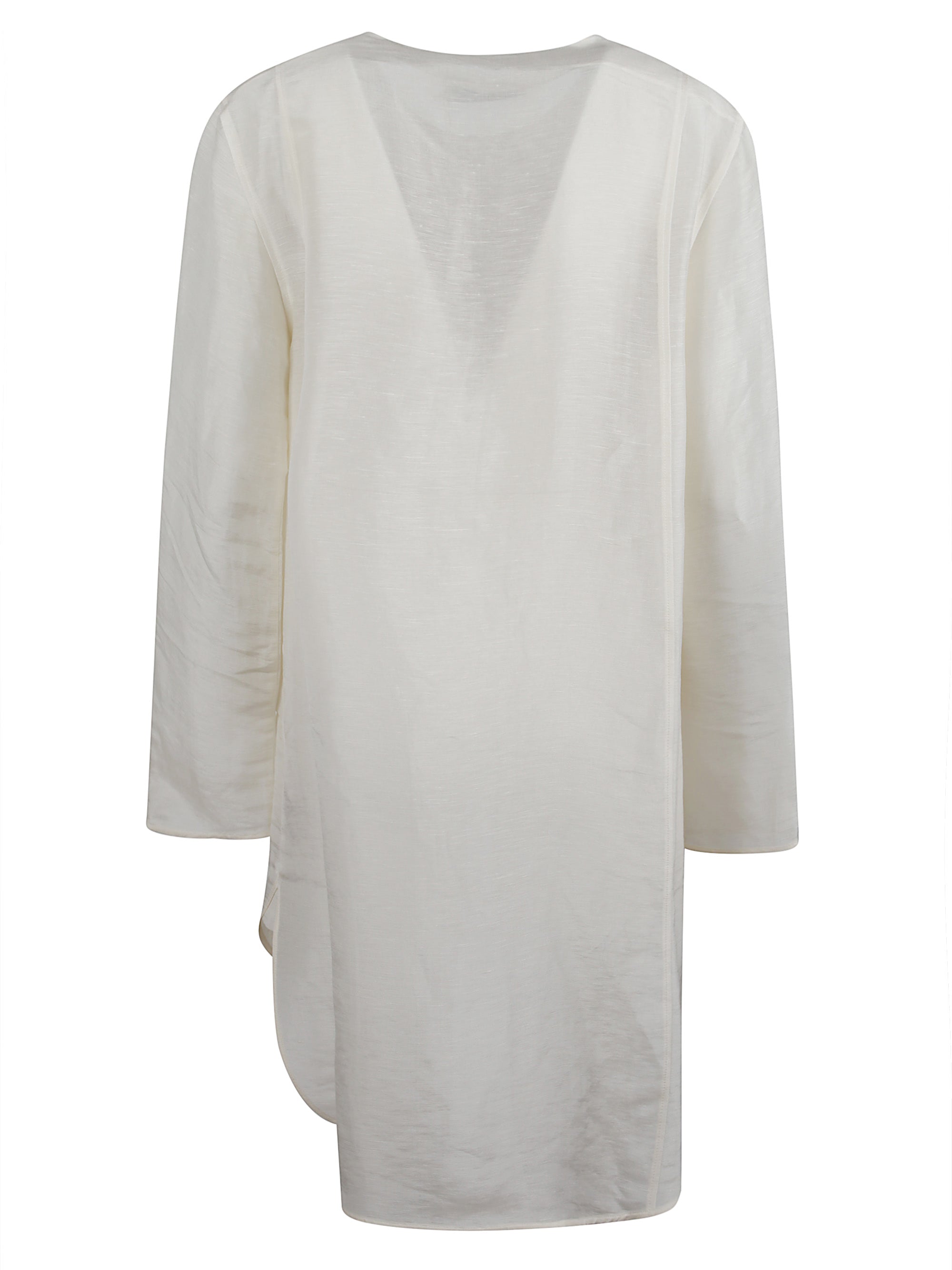 Tory Burch Dresses Ivory Linen Silk