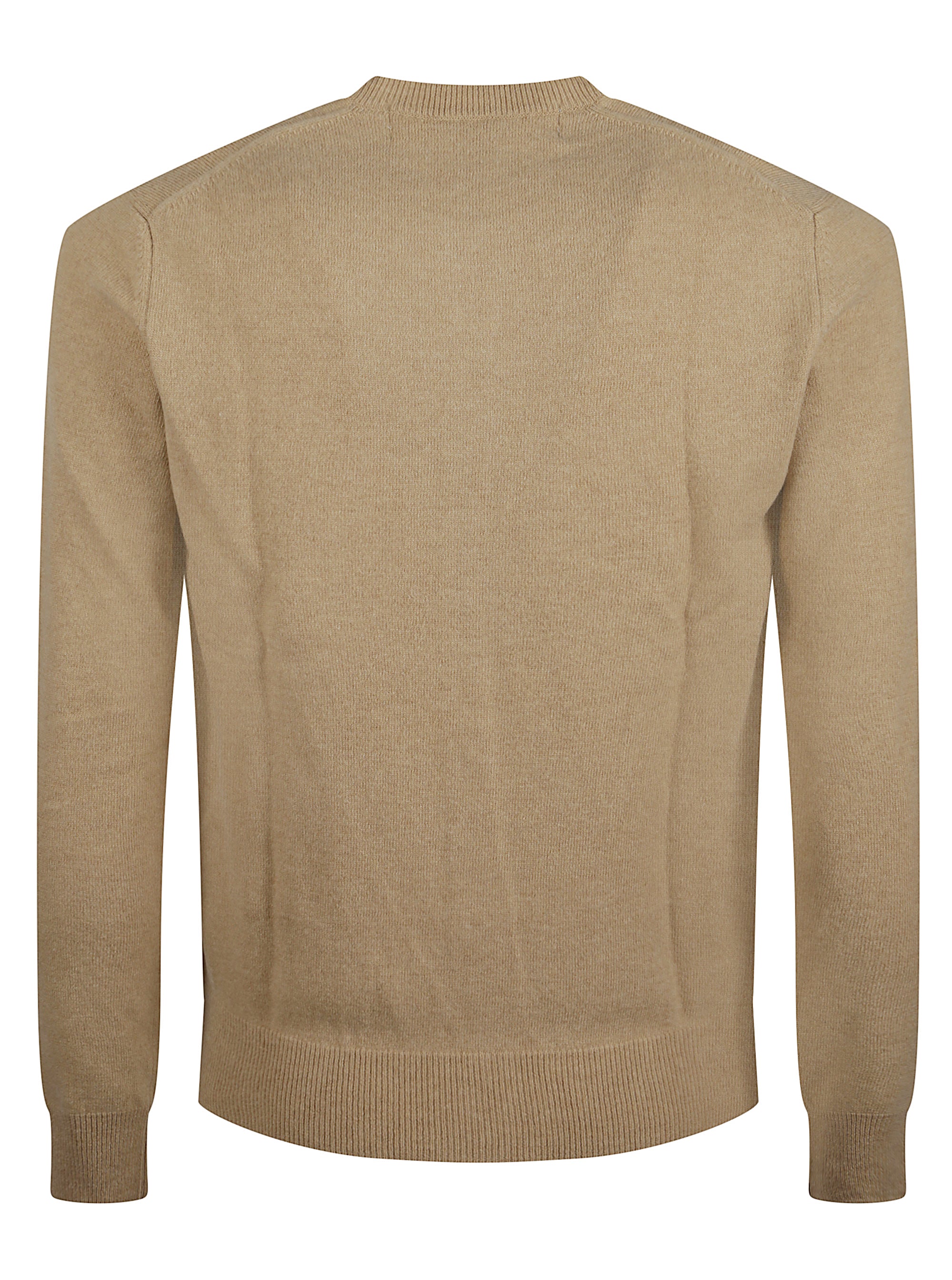 Comme Des Garcons Play Sweaters Beige Wool