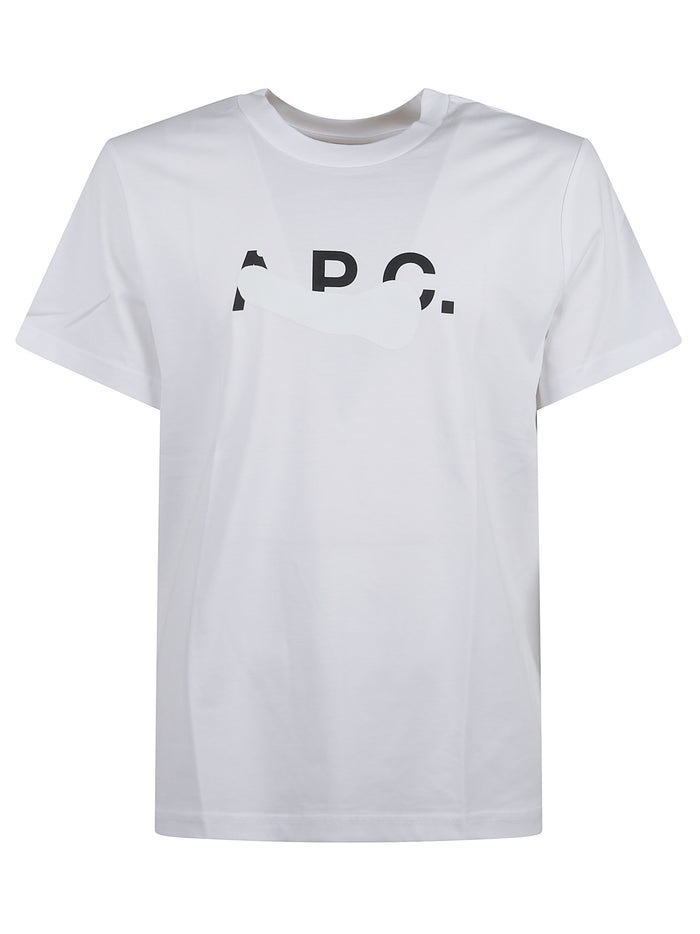 A.P.C. T-shirts and Polos White Biological Cotton