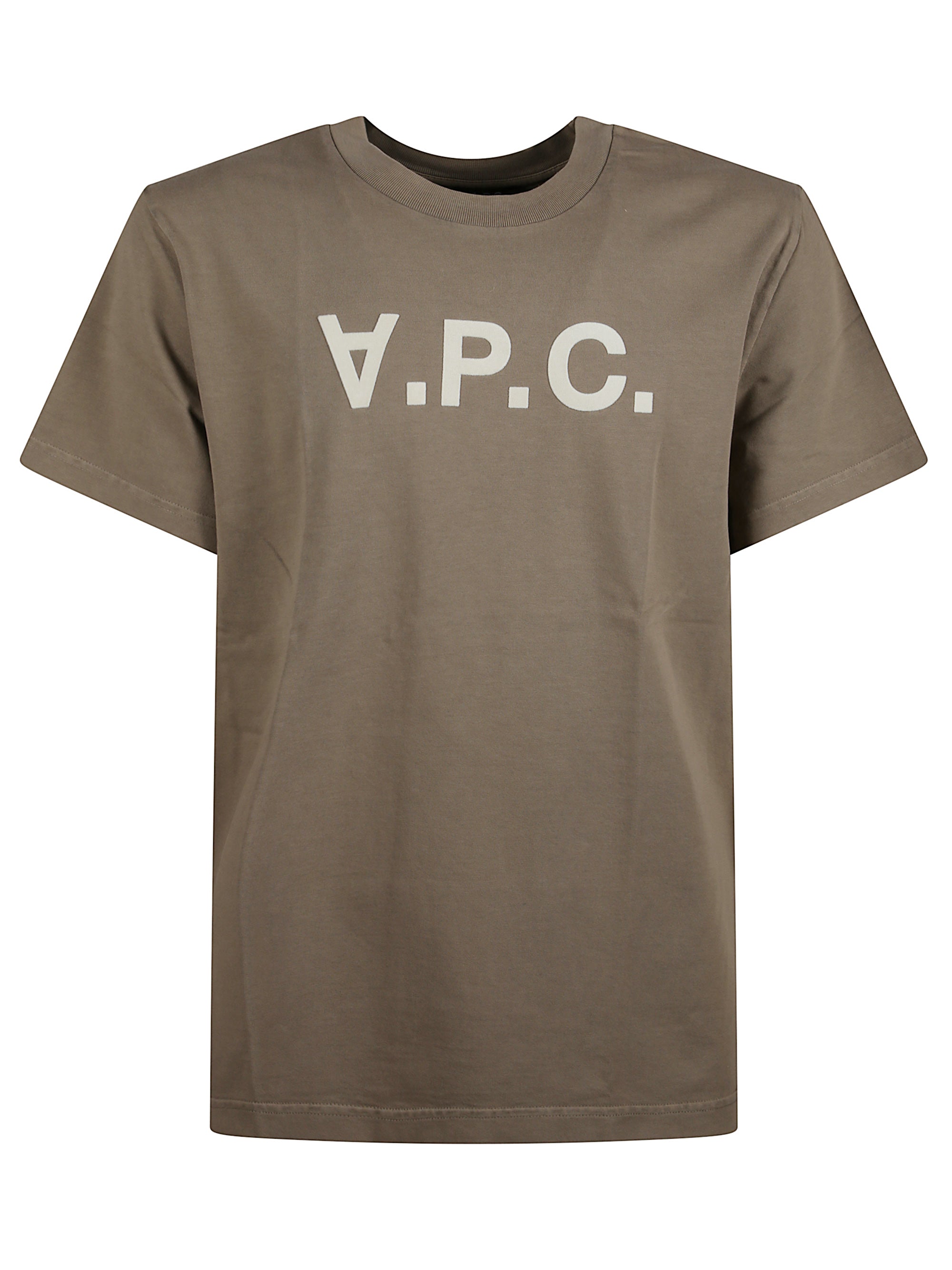 A.p.c. T-Shirts And Polos Kaki Biological Cotton