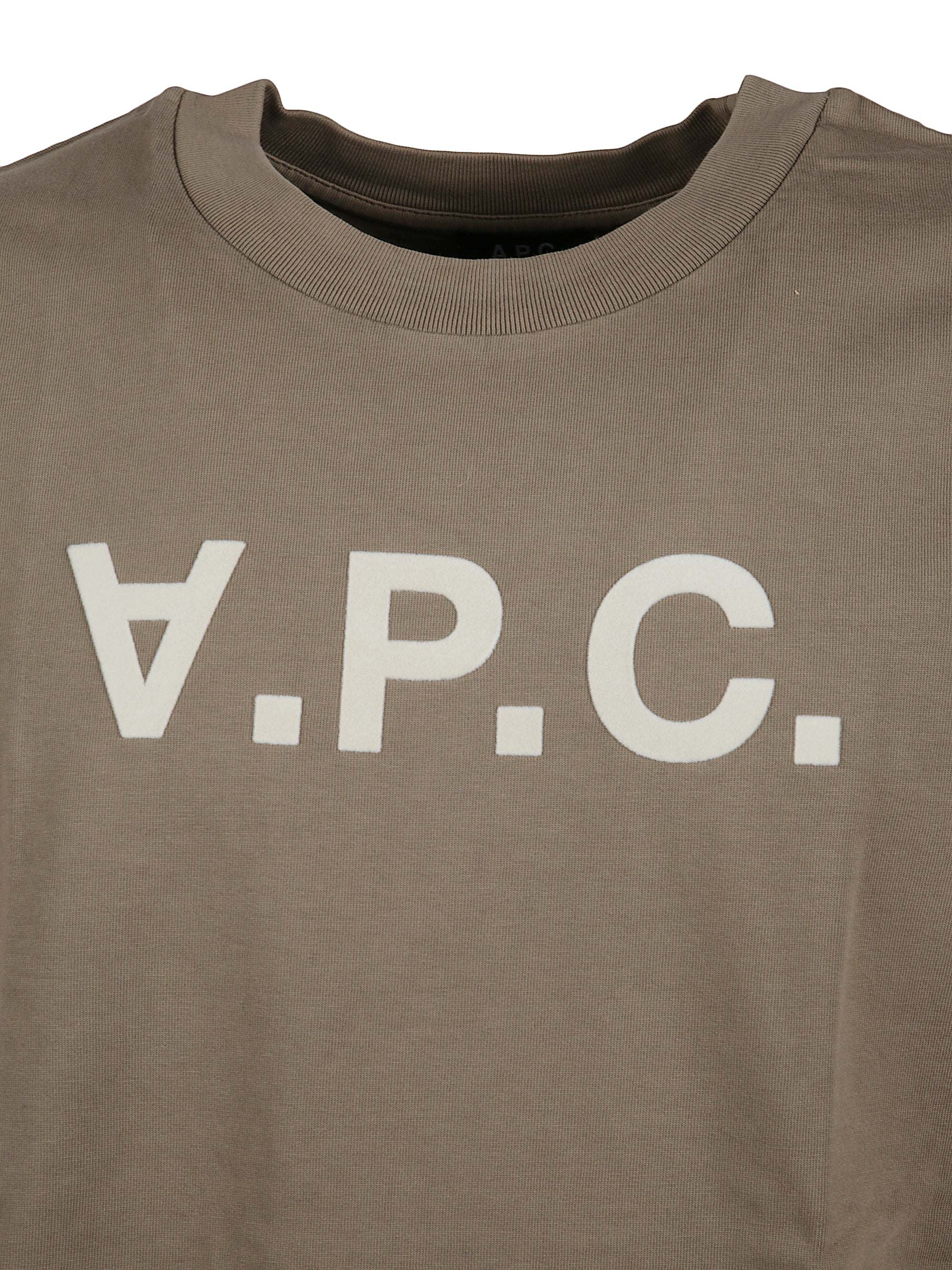 A.p.c. T-Shirts And Polos Kaki Biological Cotton