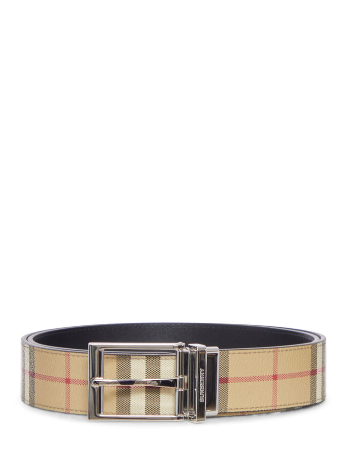 Burberry Belts Beige Polyurethane Polyester Cotton