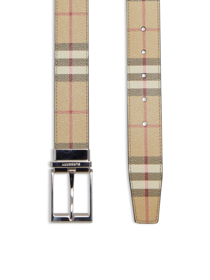 Burberry Belts Beige Polyurethane Polyester Cotton