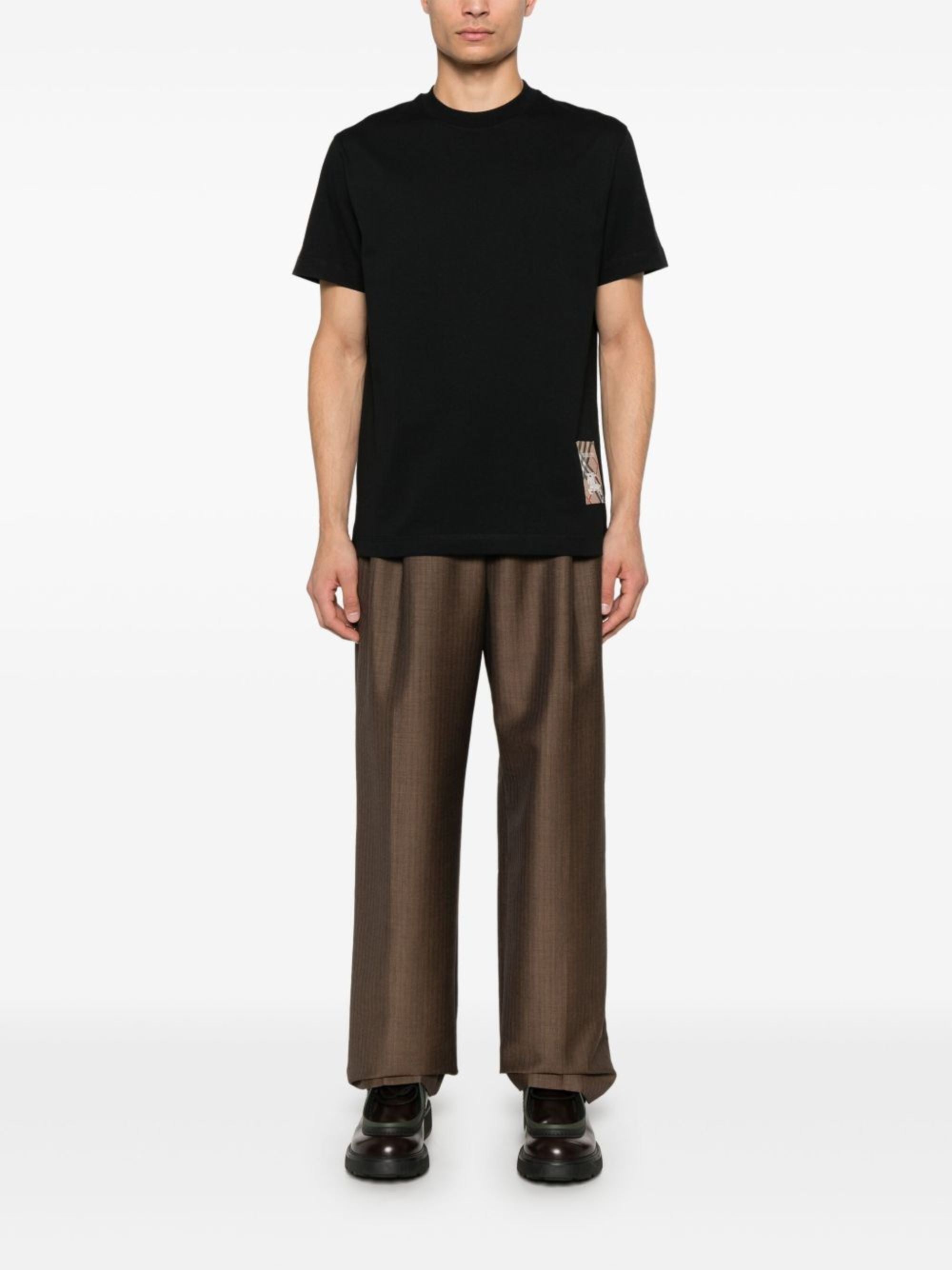 Burberry T-shirts and Polos Black Cotton