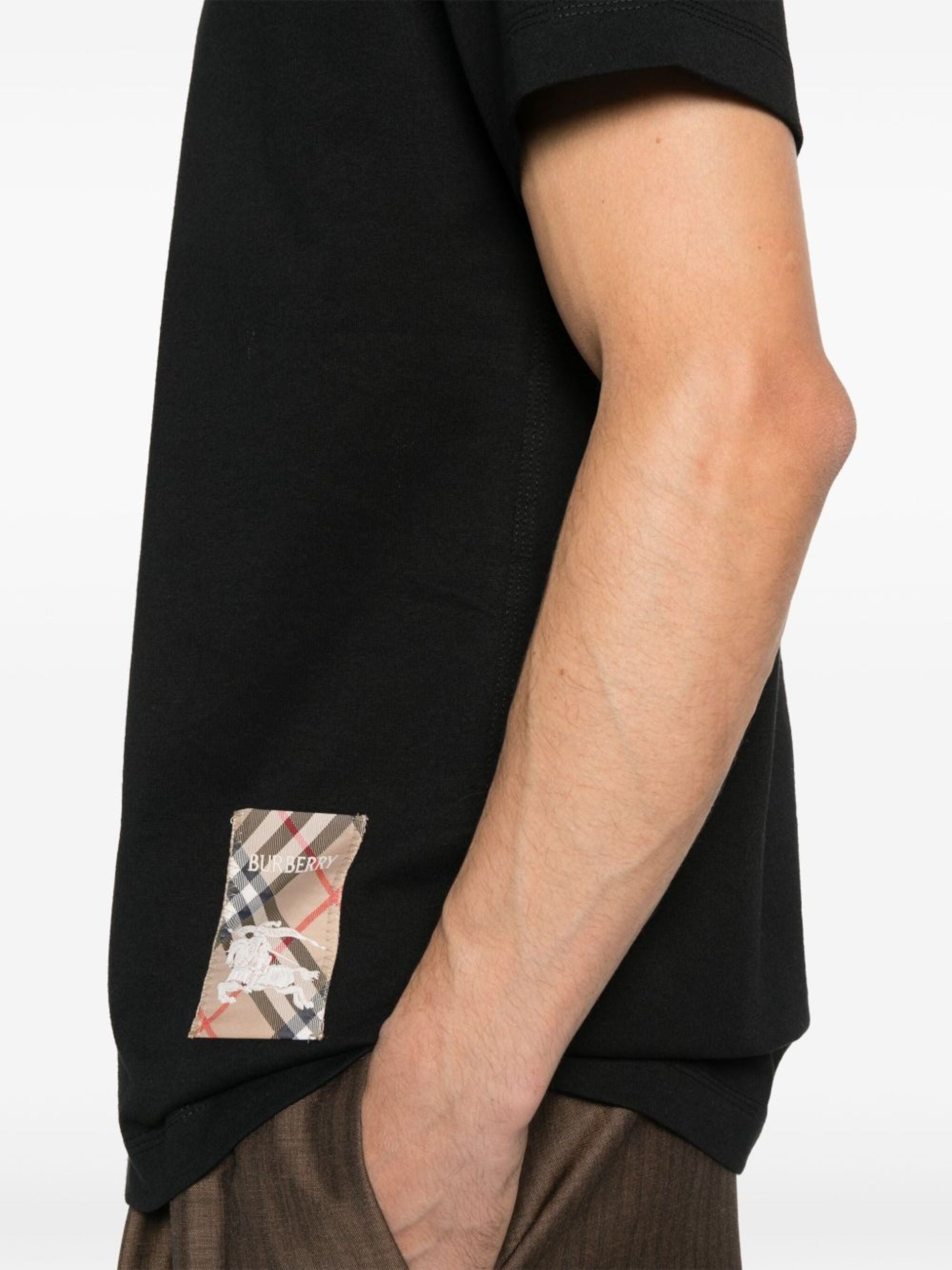 Burberry T-shirts and Polos Black Cotton