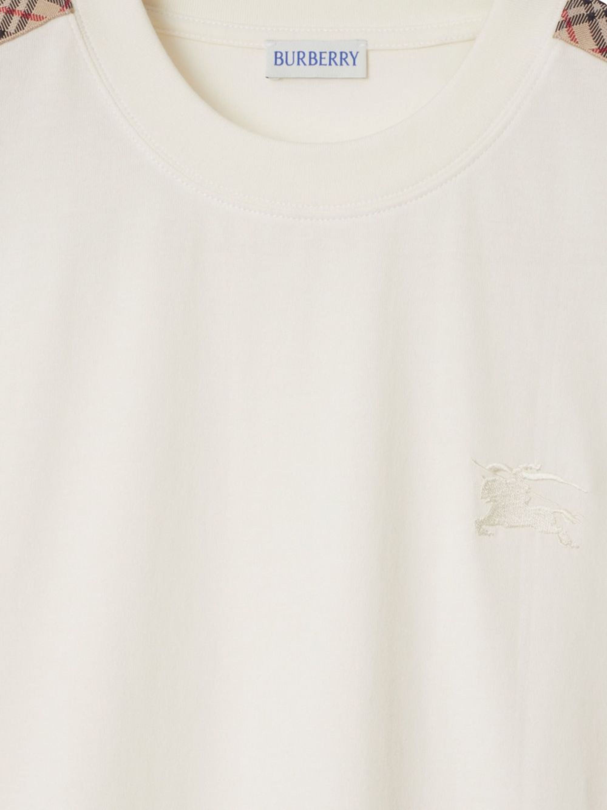 Burberry T-Shirts And Polos White Cotton