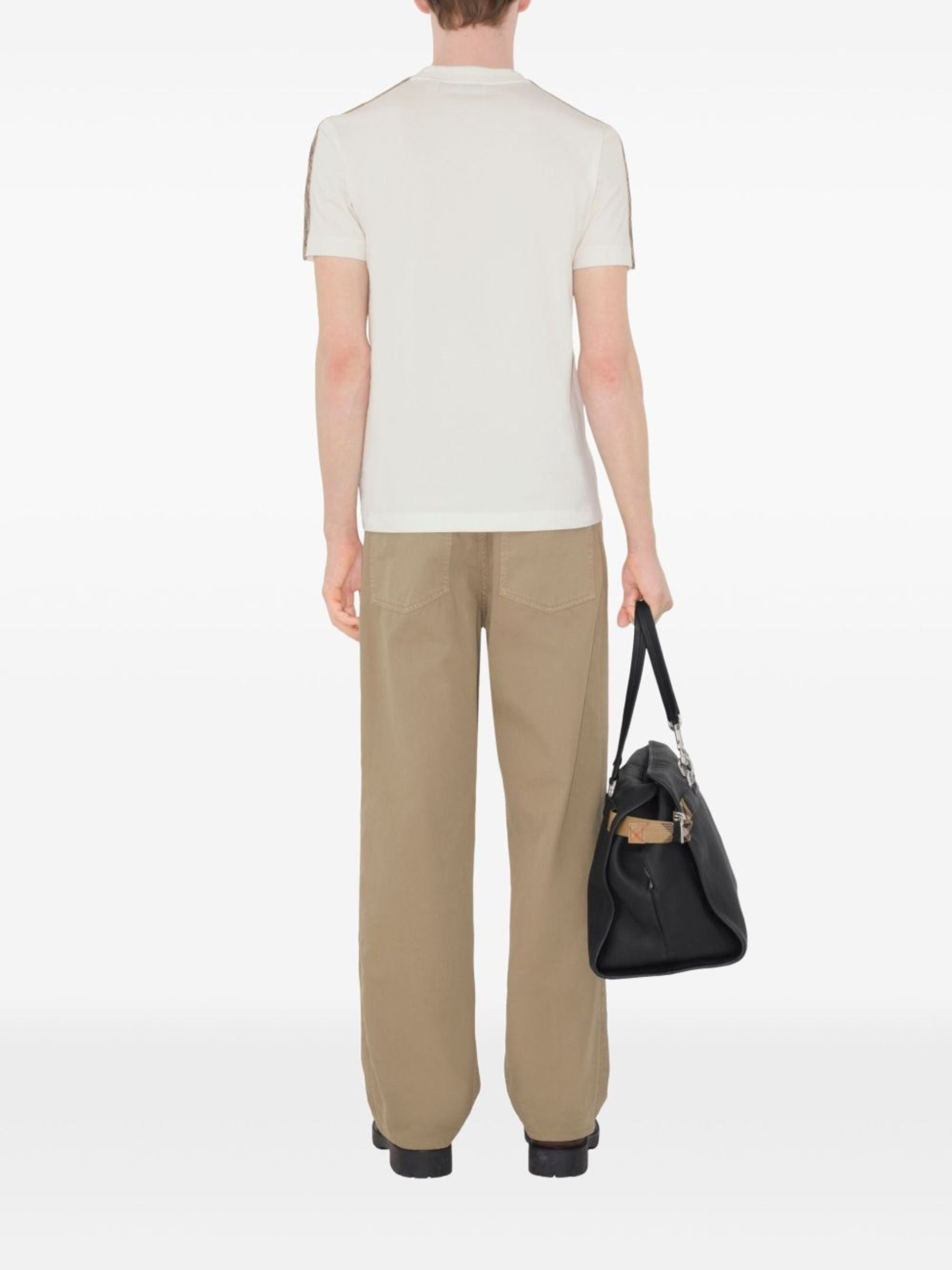 Burberry T-Shirts And Polos White Cotton
