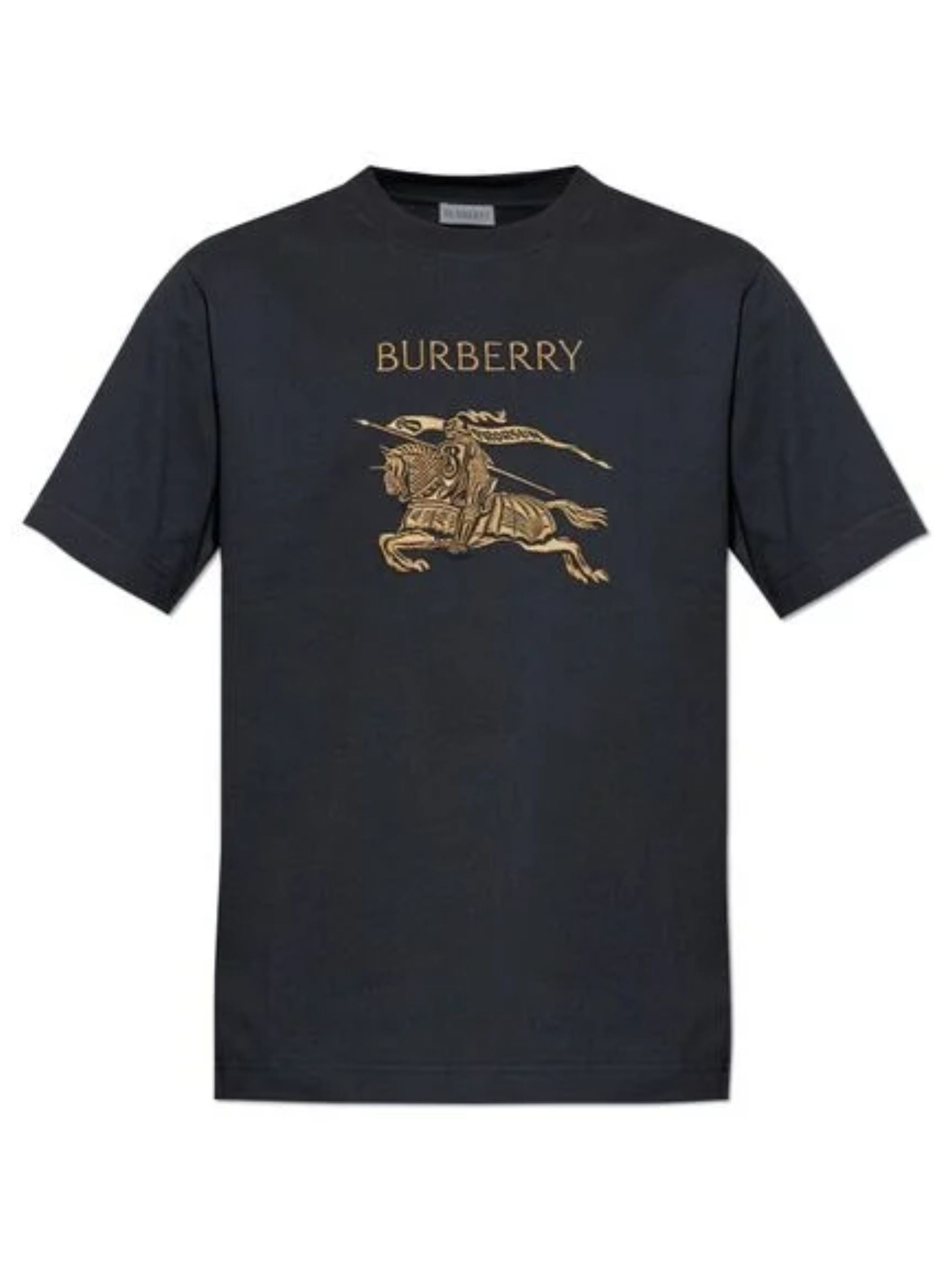 Burberry T-Shirts And Polos Black Cotton