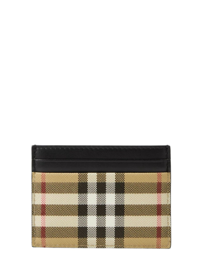 Burberry Wallets Beige Polyurethane Polyester Cotton