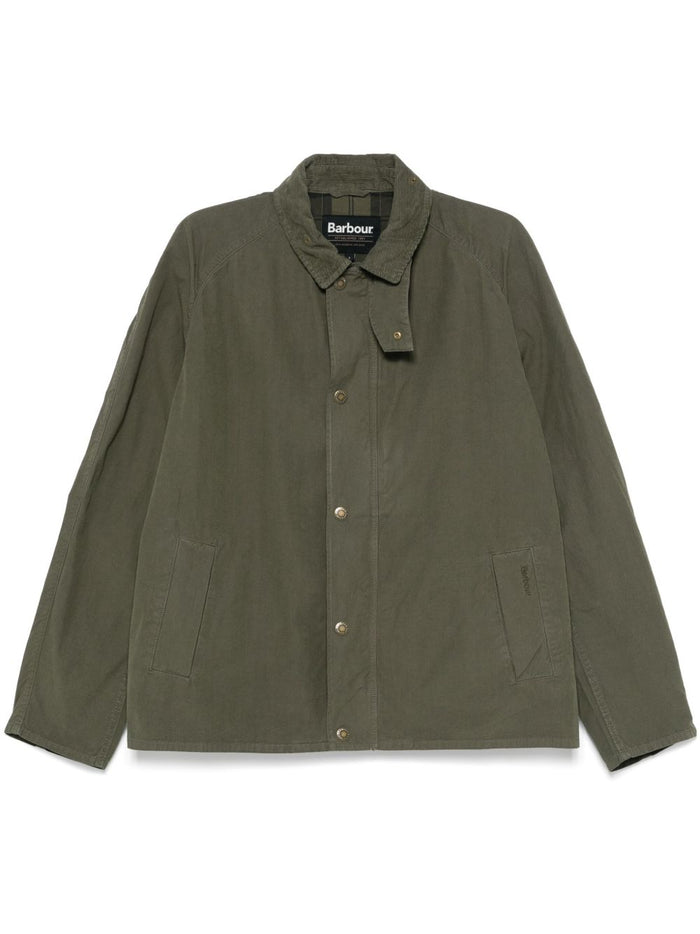Barbour Coats Green Cotton