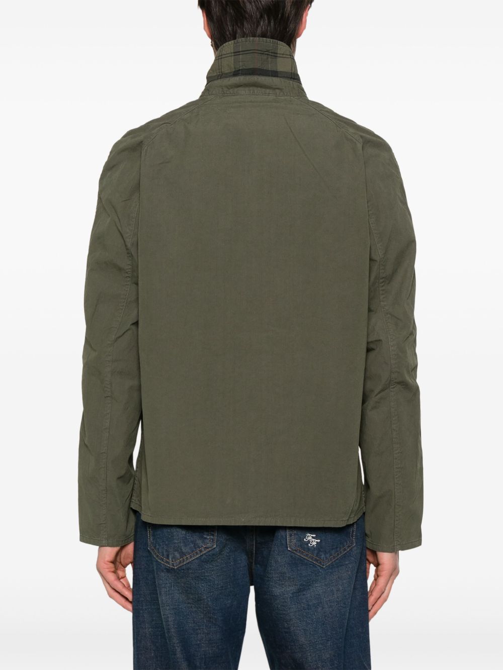 Barbour Coats Green Cotton