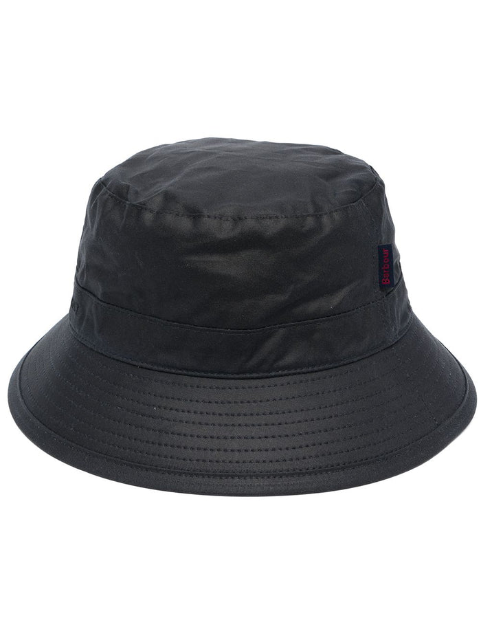 Barbour Hats Blue Waxed Cotton