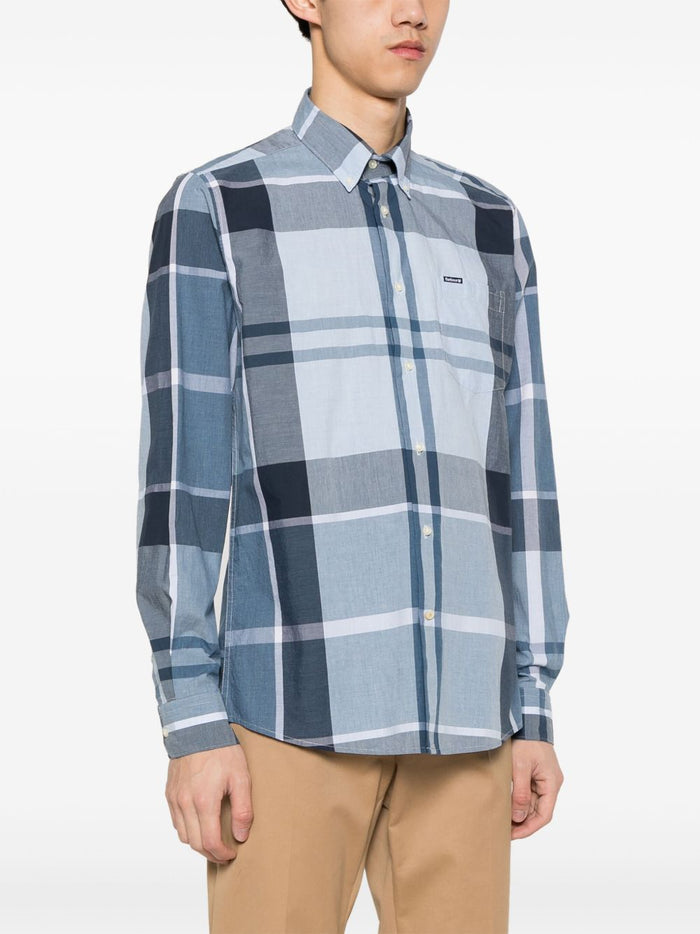 Barbour Shirts Blue Cotton