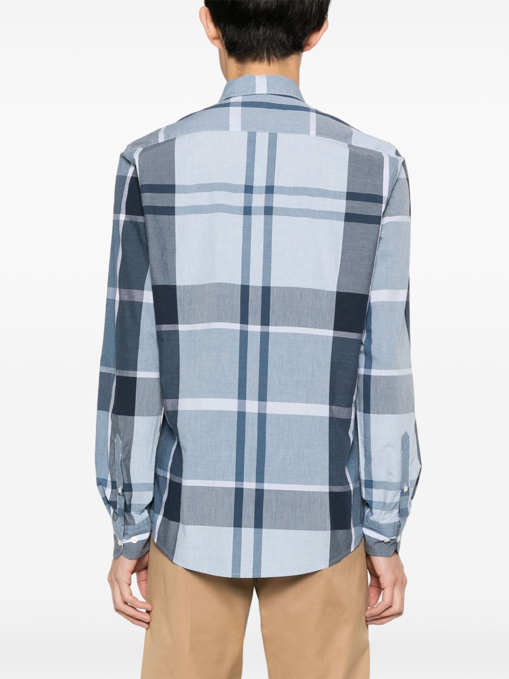 Barbour Shirts Blue Cotton