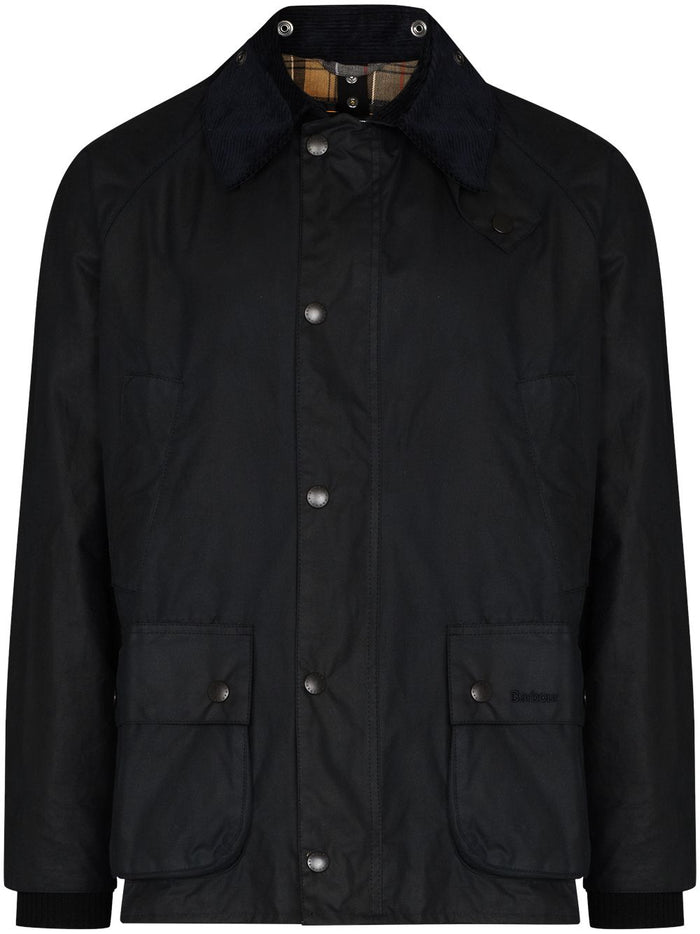 Barbour Coats Blue Waxed Cotton