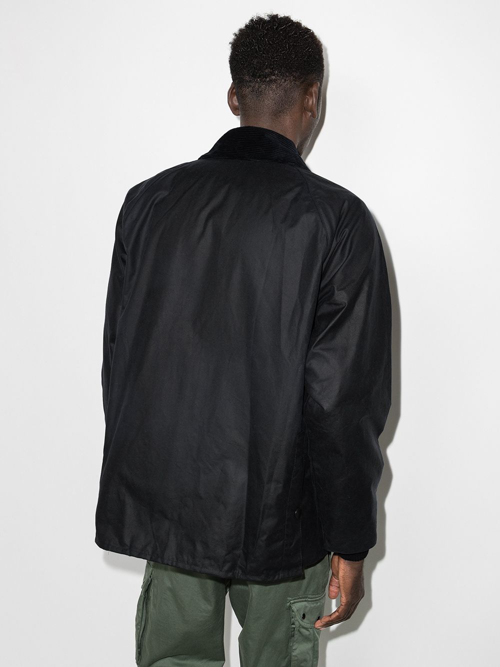 Barbour Coats Blue Waxed Cotton