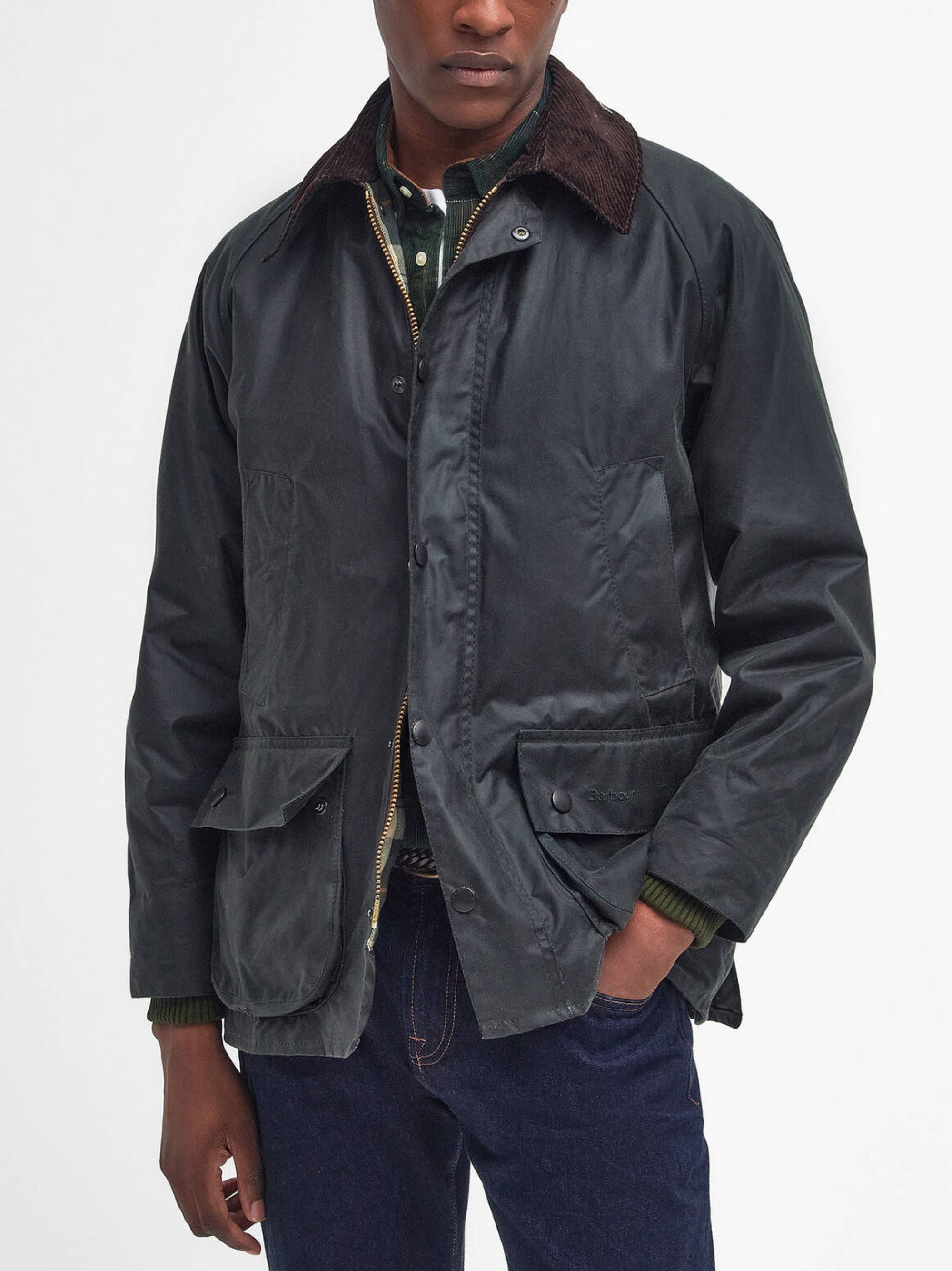Barbour Coats Green Waxed Cotton