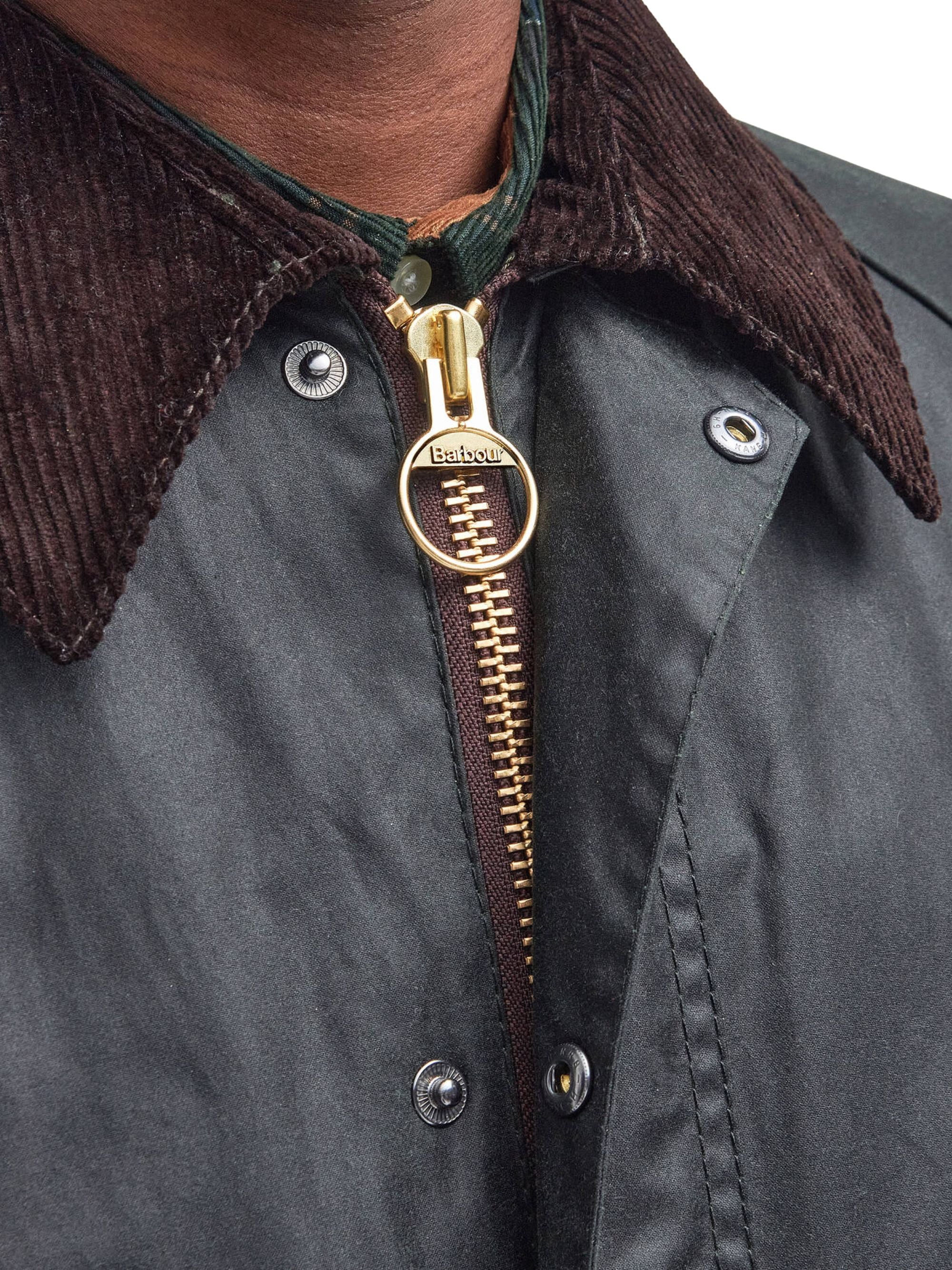 Barbour Coats Green Waxed Cotton