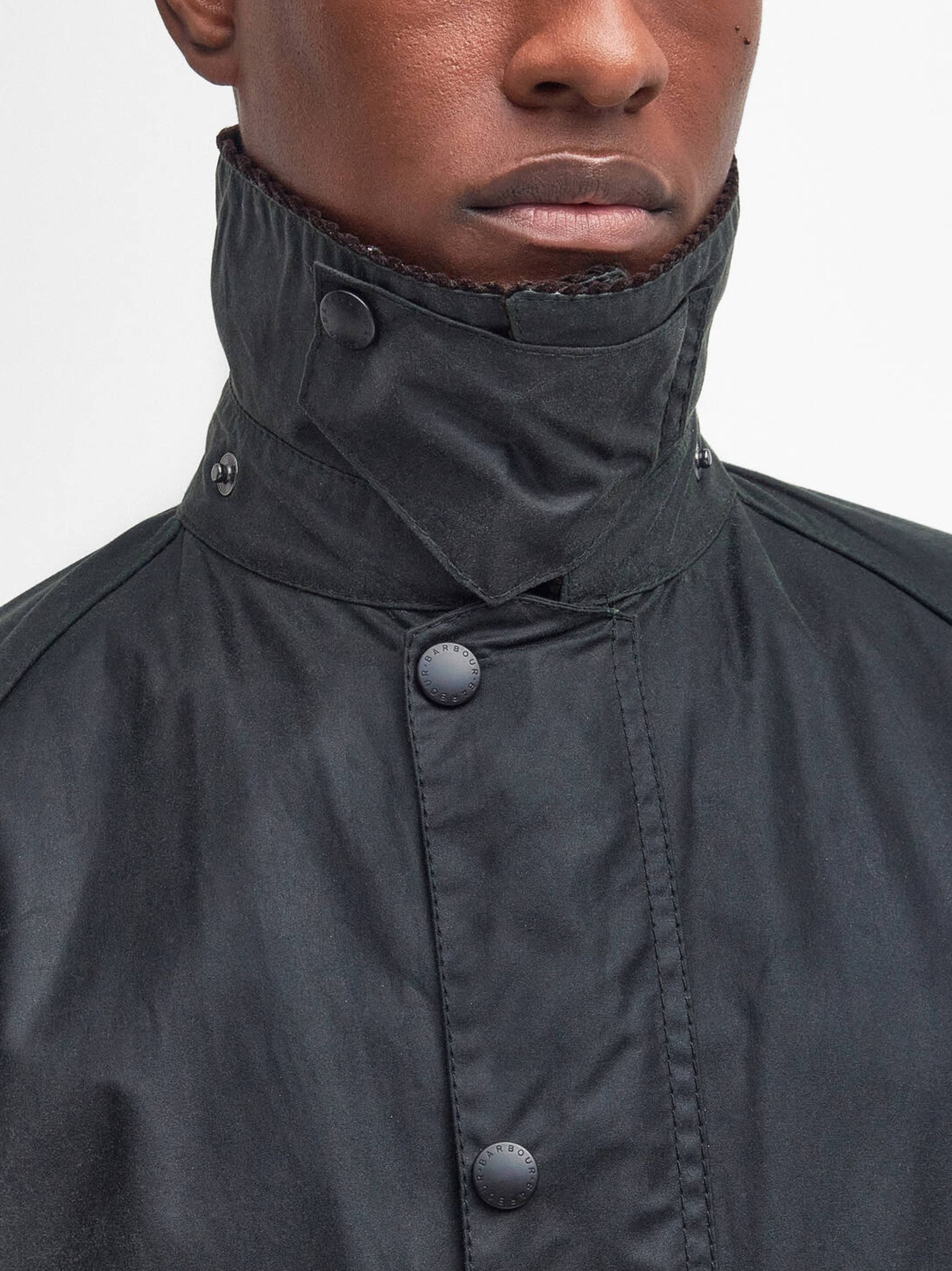 Barbour Coats Green Waxed Cotton