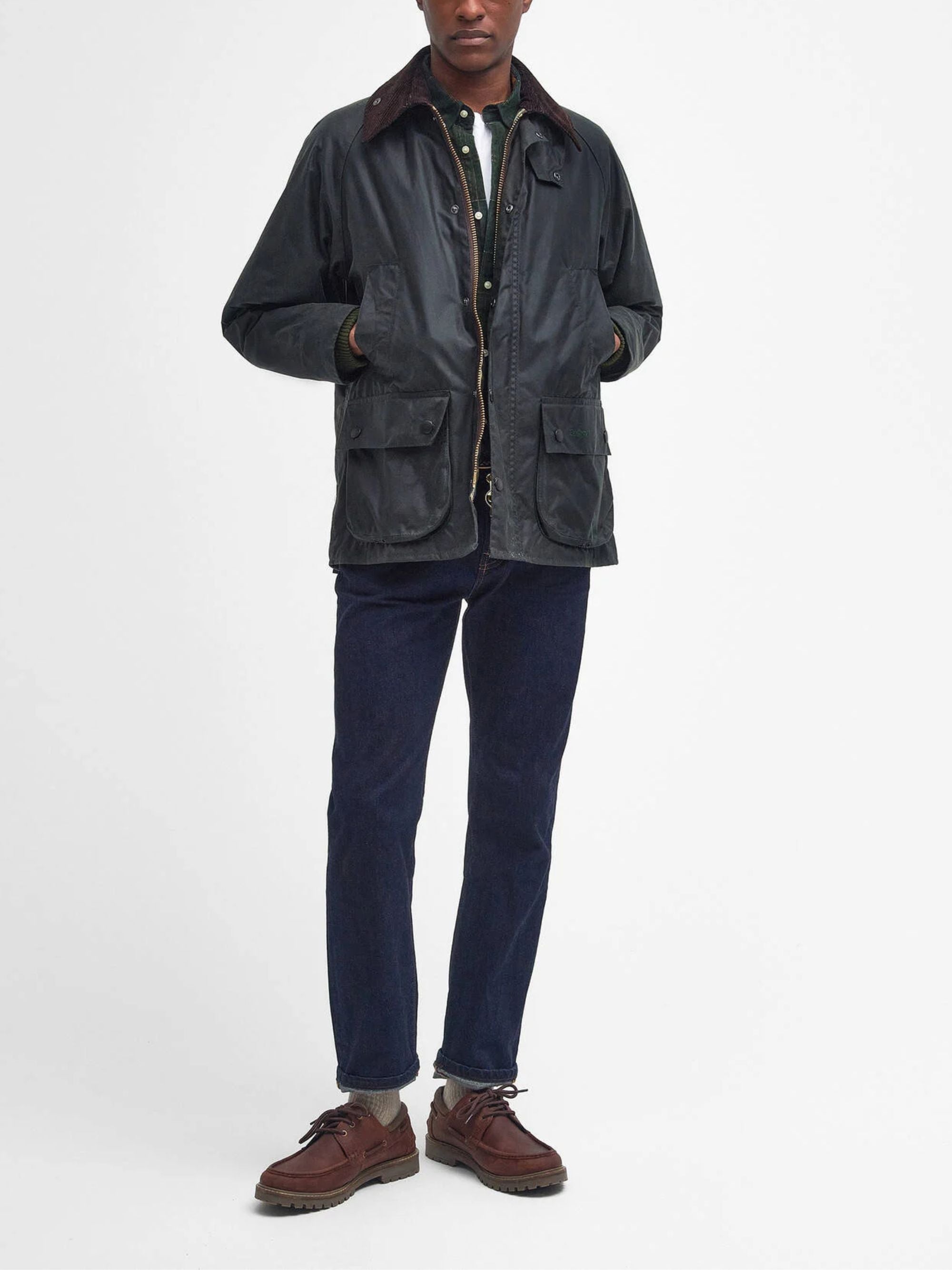 Barbour Coats Green Waxed Cotton