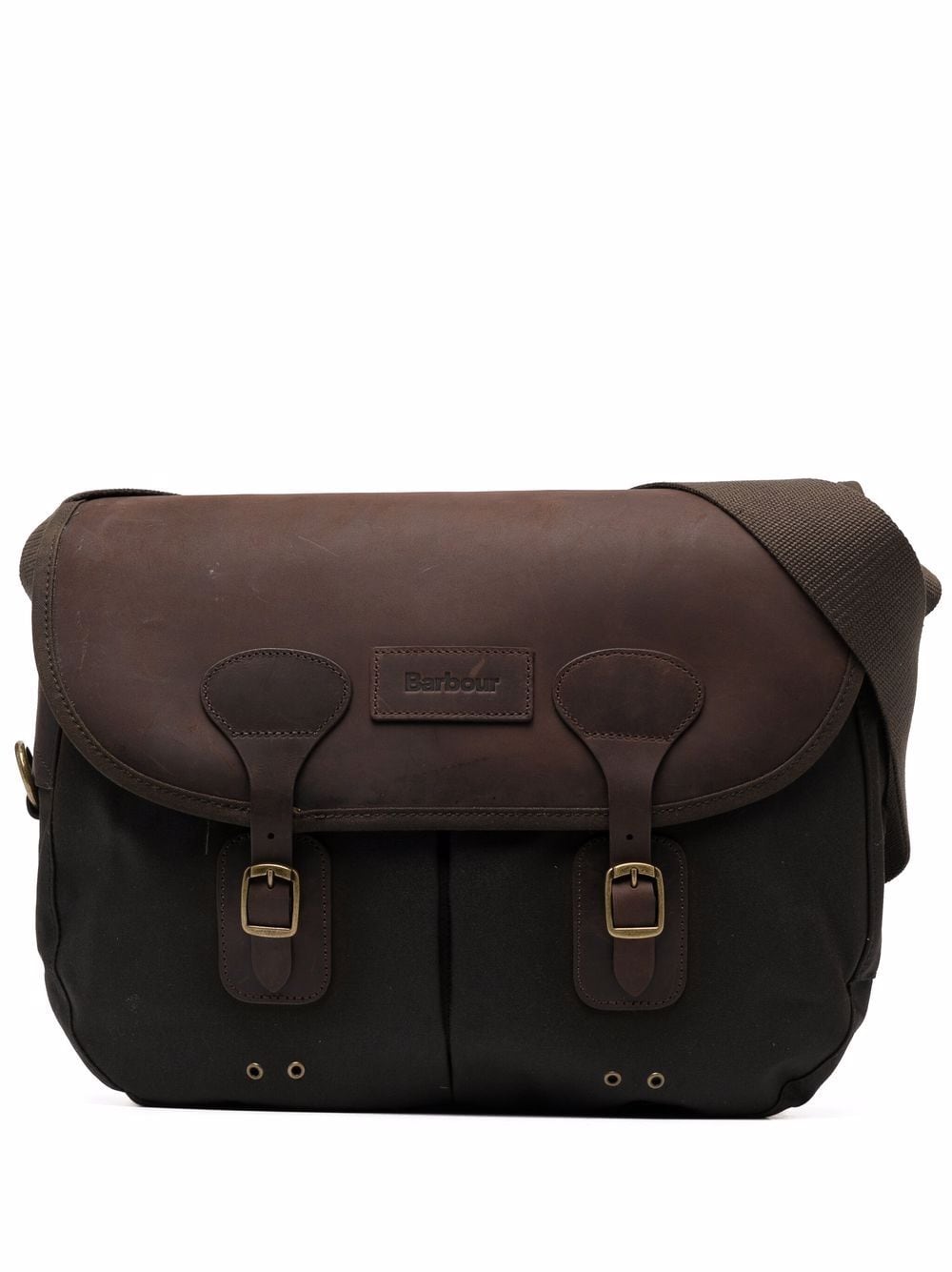 Barbour Bags Green Waxed Cotton