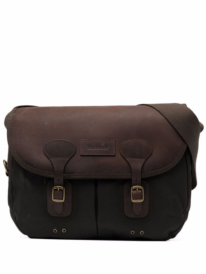 Barbour Bags Green Waxed Cotton