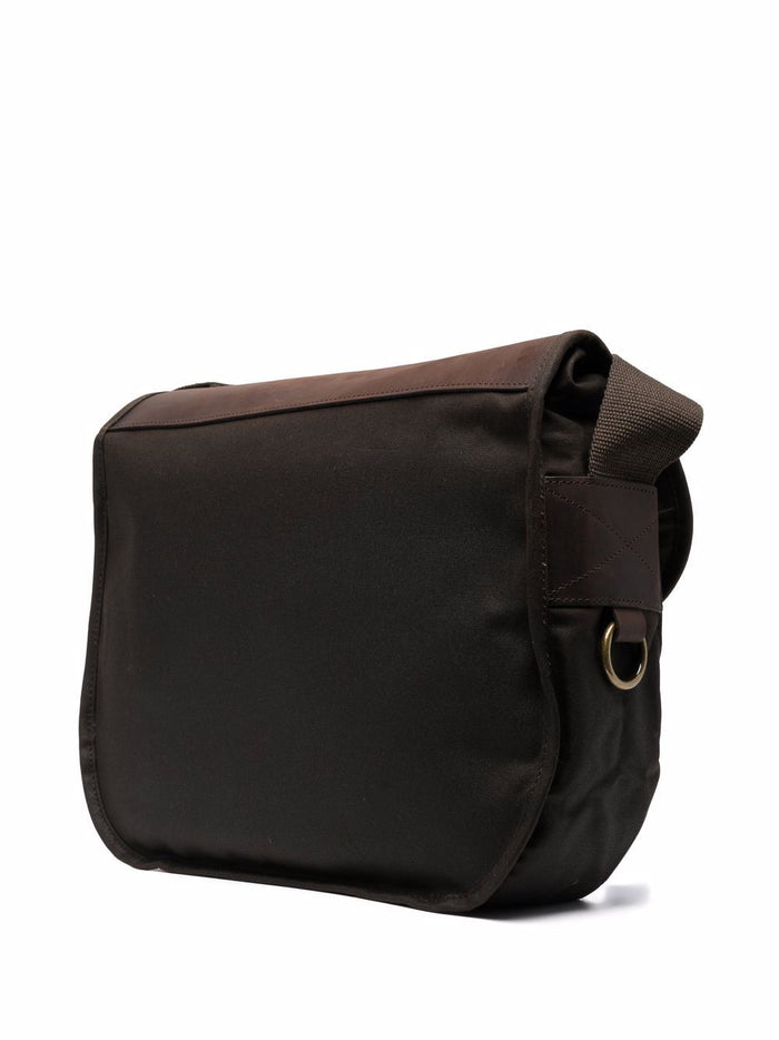 Barbour Bags Green Waxed Cotton