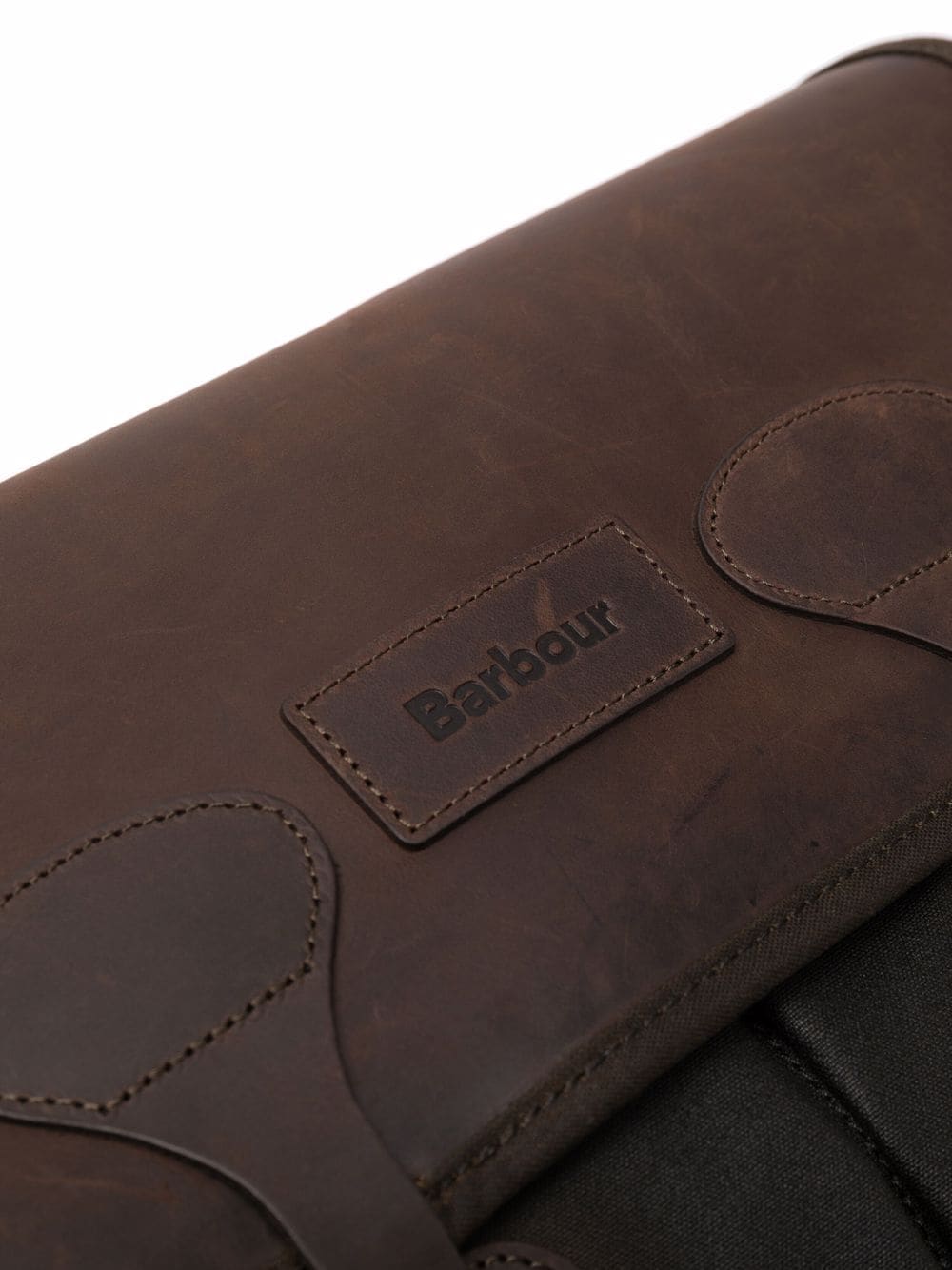 Barbour Bags Green Waxed Cotton