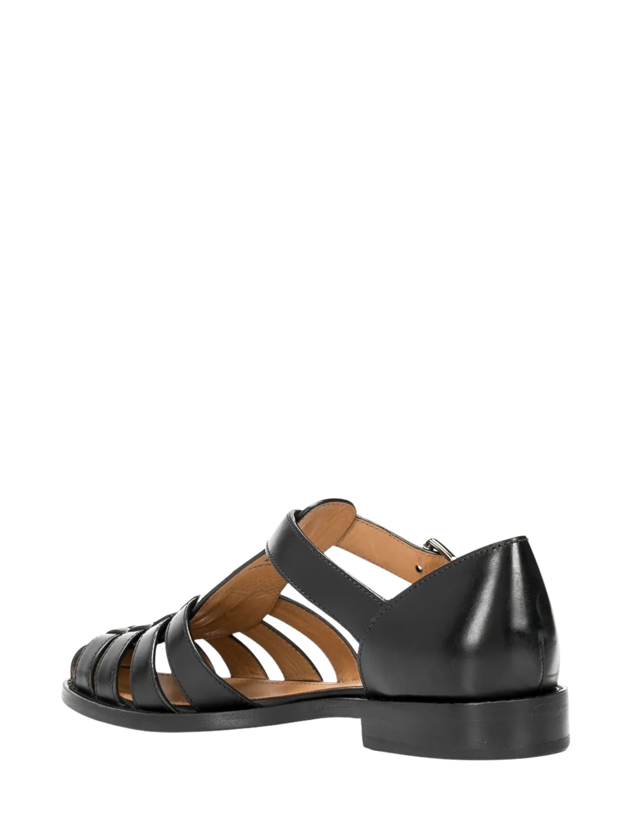Churchs Sandals Black Calfskin