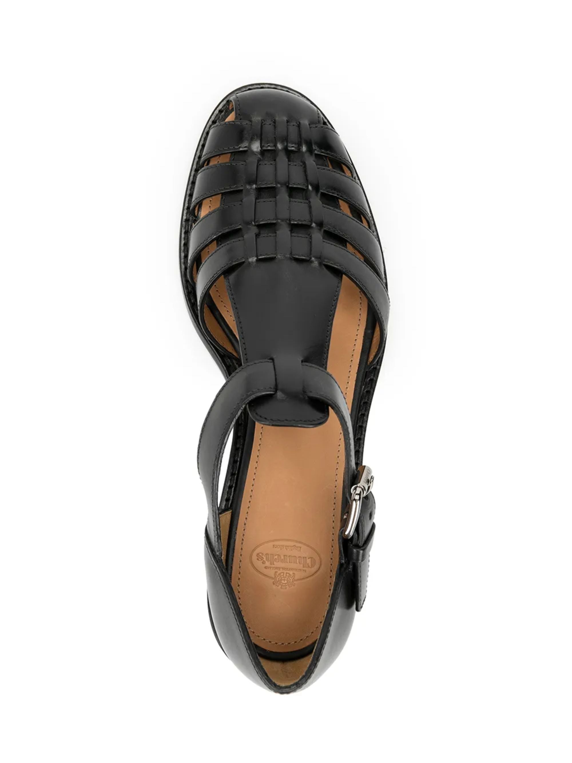 Churchs Sandals Black Calfskin