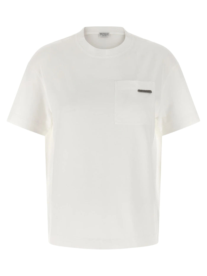 Brunello Cucinelli T-shirts and Polos White Cotton
