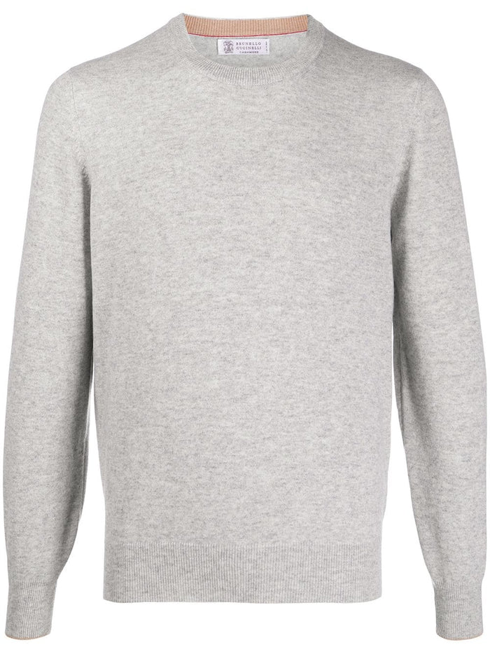 Brunello Cucinelli Sweaters Grey Cashmere