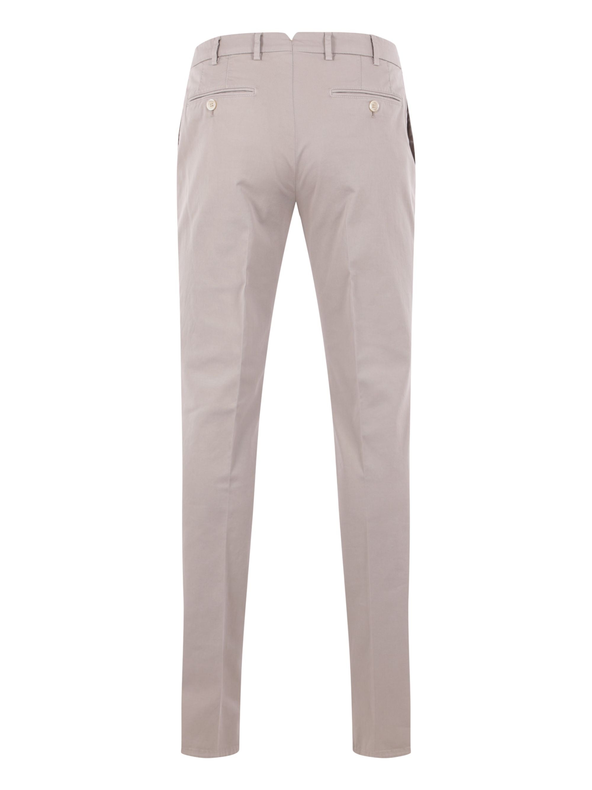 Brunello Cucinelli Trousers Brown Cotton Elastane