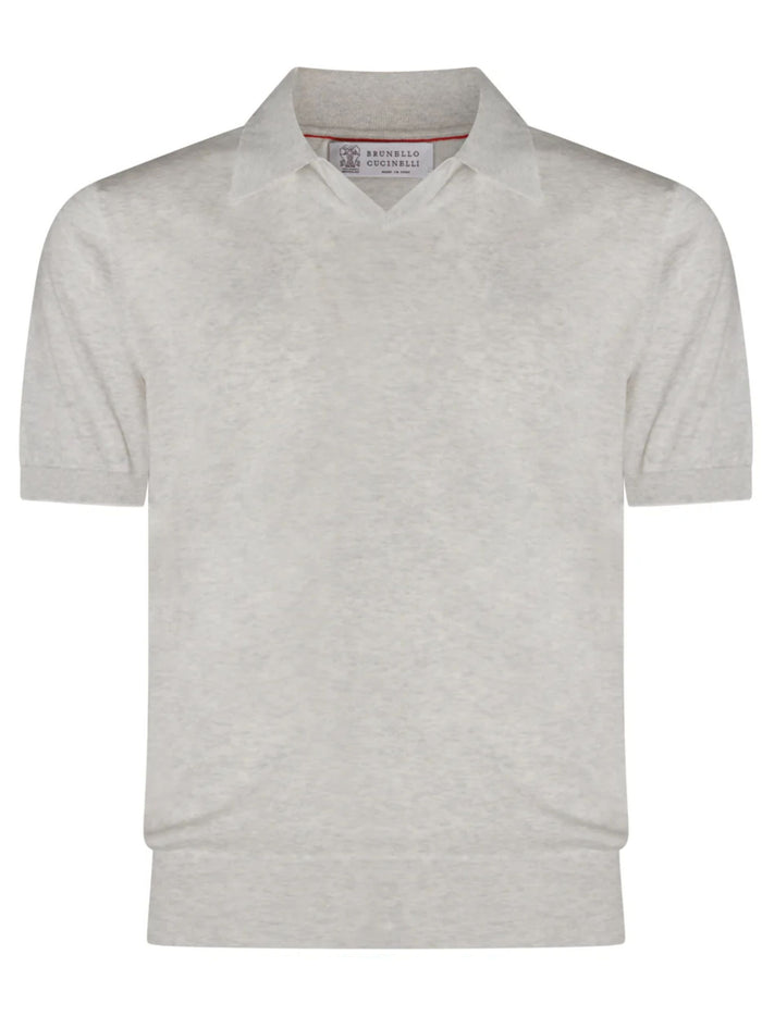 Brunello Cucinelli T-shirts and Polos Grey Cotton