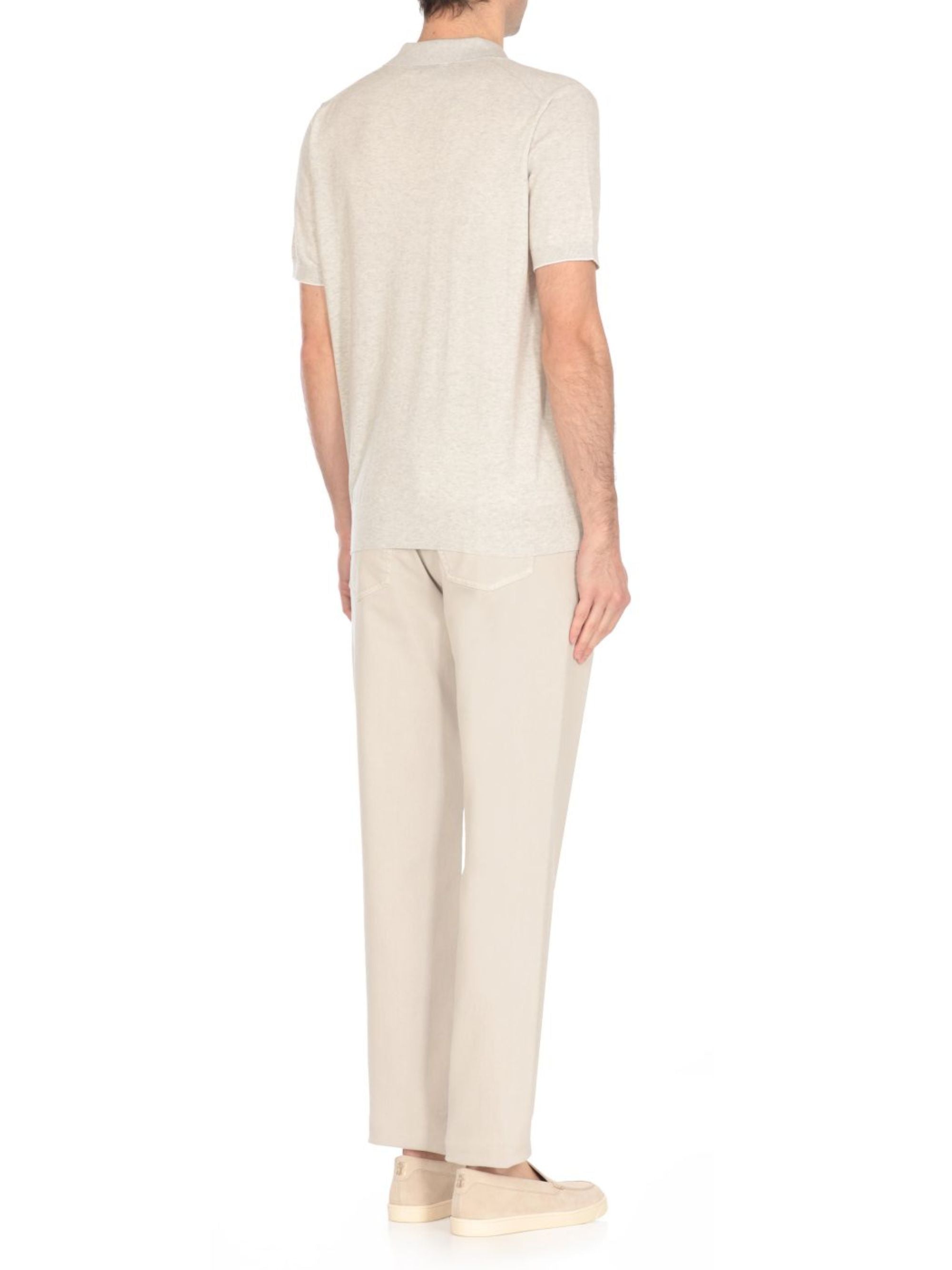 Brunello Cucinelli T-shirts and Polos Grey Cotton