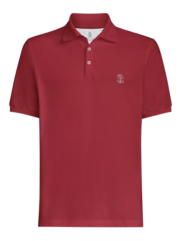 Brunello Cucinelli T-shirts and Polos Red Cotton