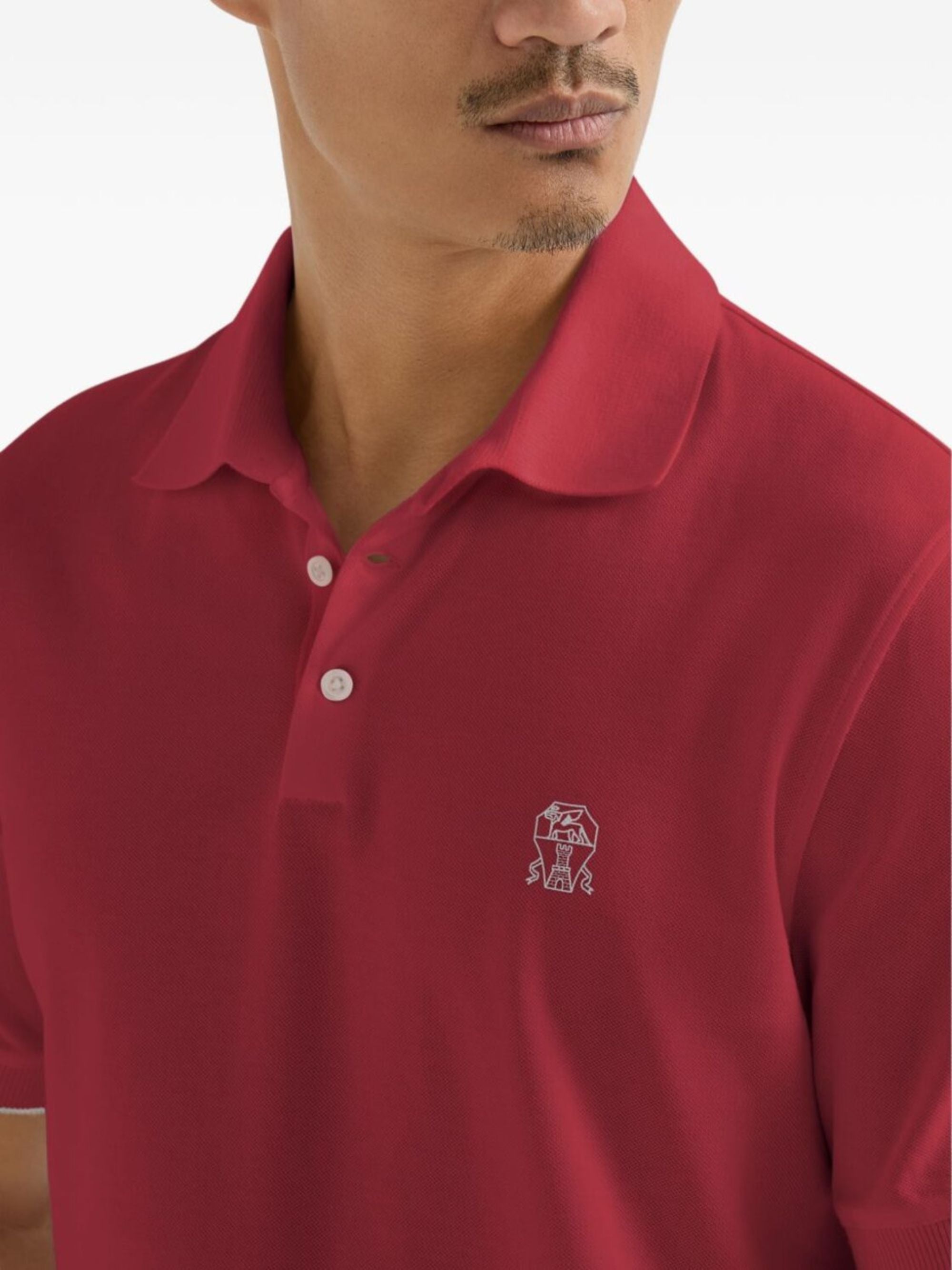 Brunello Cucinelli T-shirts and Polos Red Cotton