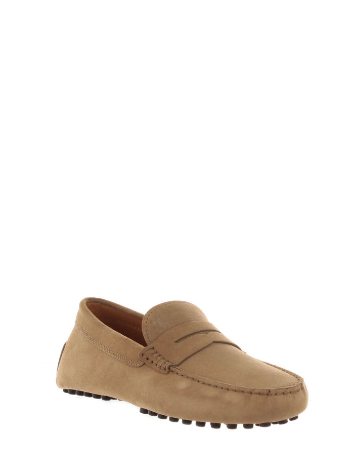 Tods Flat shoes Beige Calfskin